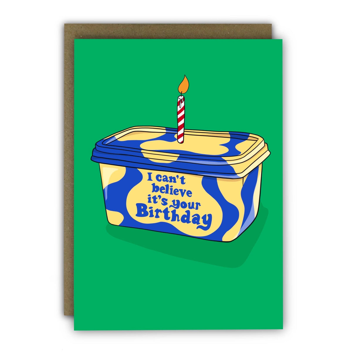 Running With Scissors Funny Birthday Card - Can't Believe Butter - Simmer and Slice