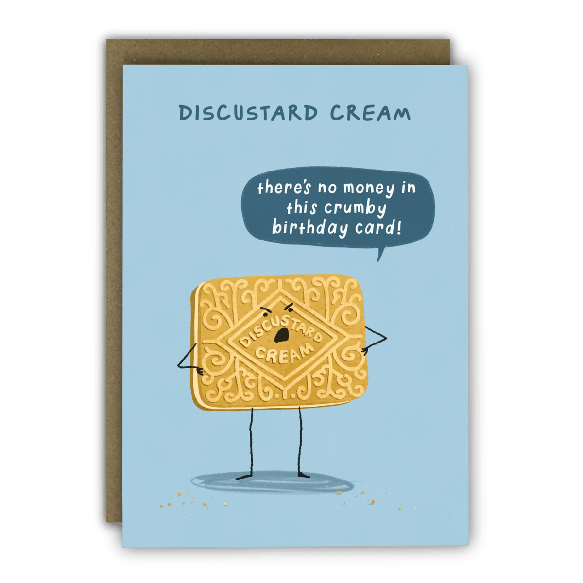 Running With Scissors Funny Birthday Card - Discustard Custard - Simmer and Slice