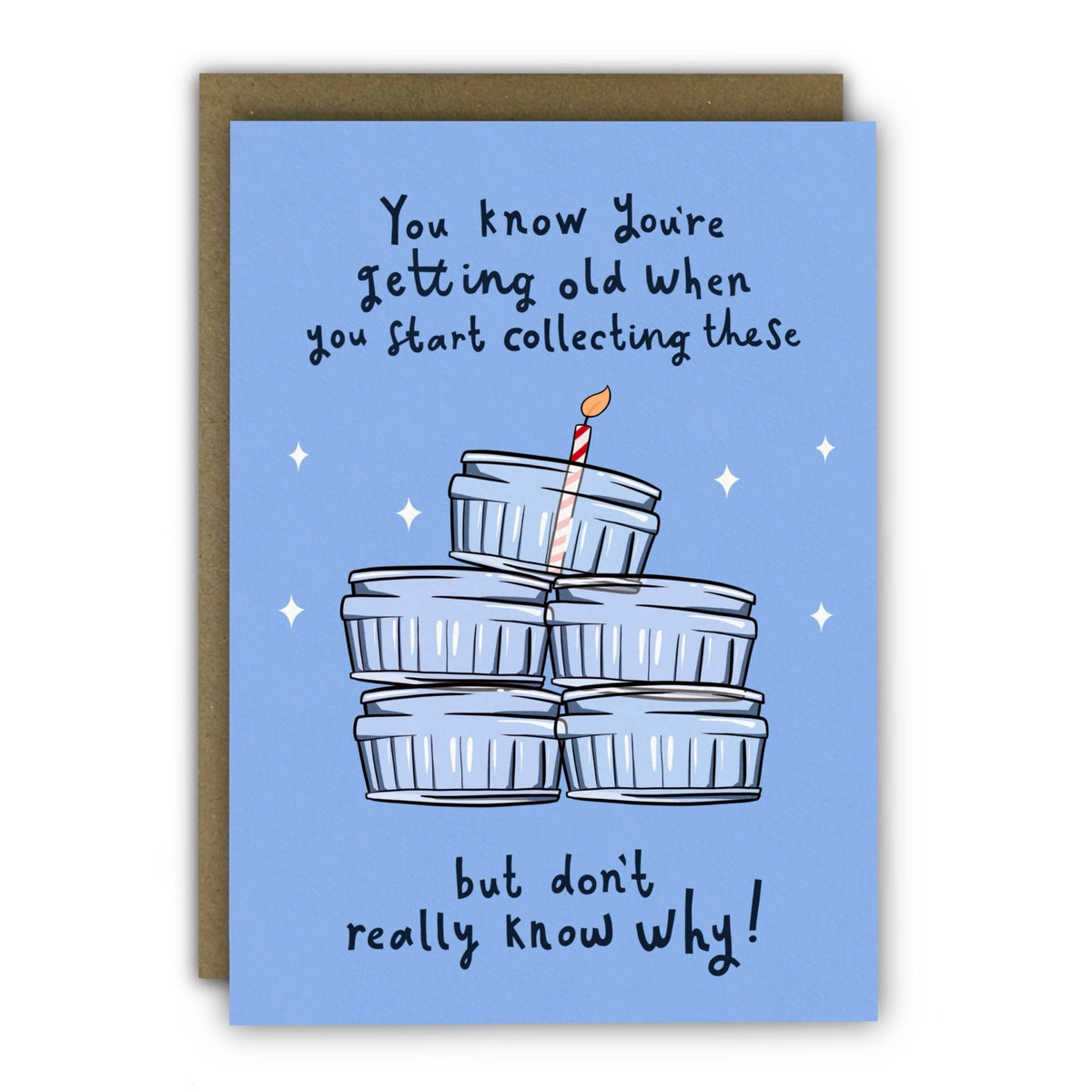 Running With Scissors Funny Birthday Card - Glass Ramekin Collection - Simmer and Slice