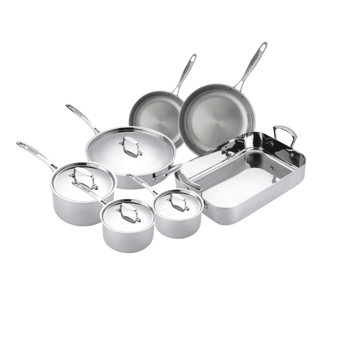 SCANPAN Fusion 5 Chef Cookware Set 7 Piece - Simmer and Slice