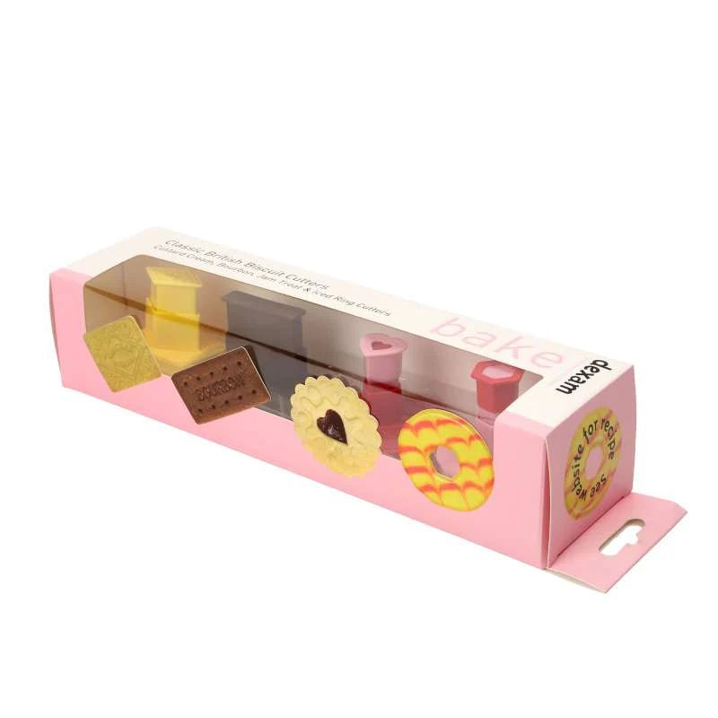 Set of 4 Classic British Biscuit Cutters - Simmer and Slice