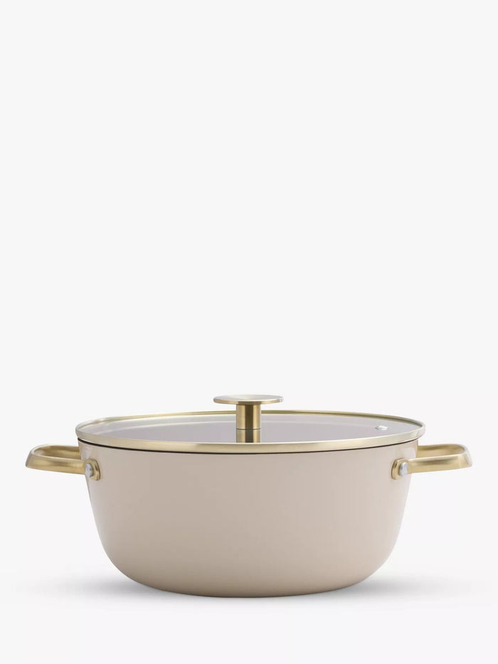 Stellar Cast Light 24cm Casserole Clay - Simmer and Slice