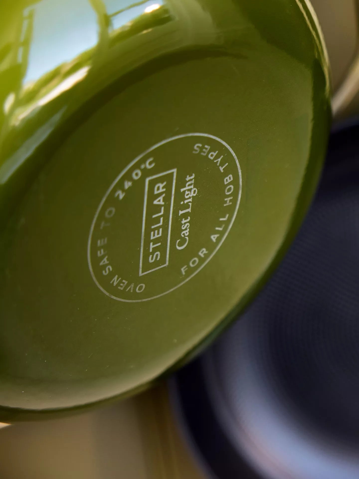 Stellar Cast Light 24cm Casserole Olive - Simmer and Slice
