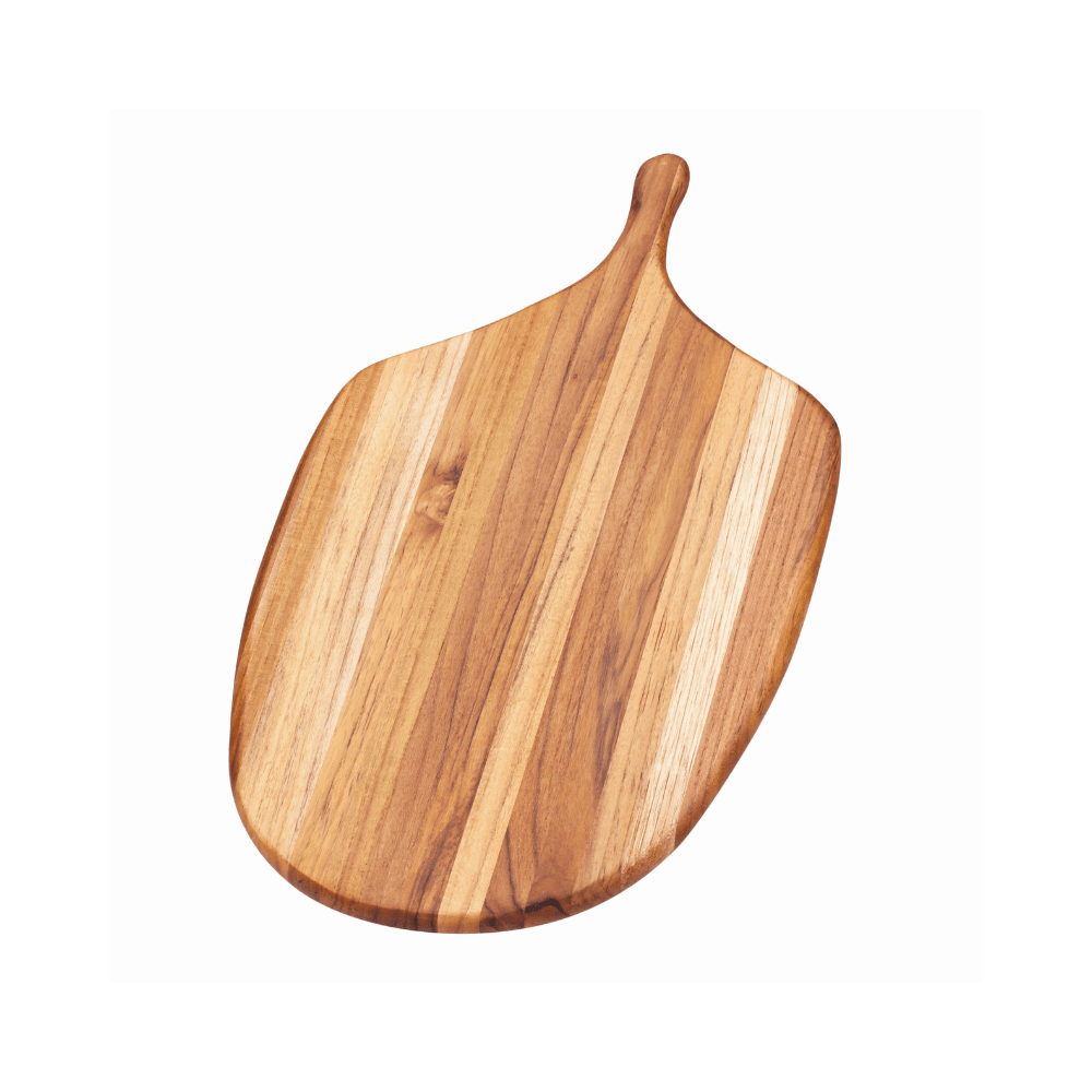 TeakHaus Canoe Paddle Serving Board - Simmer and Slice