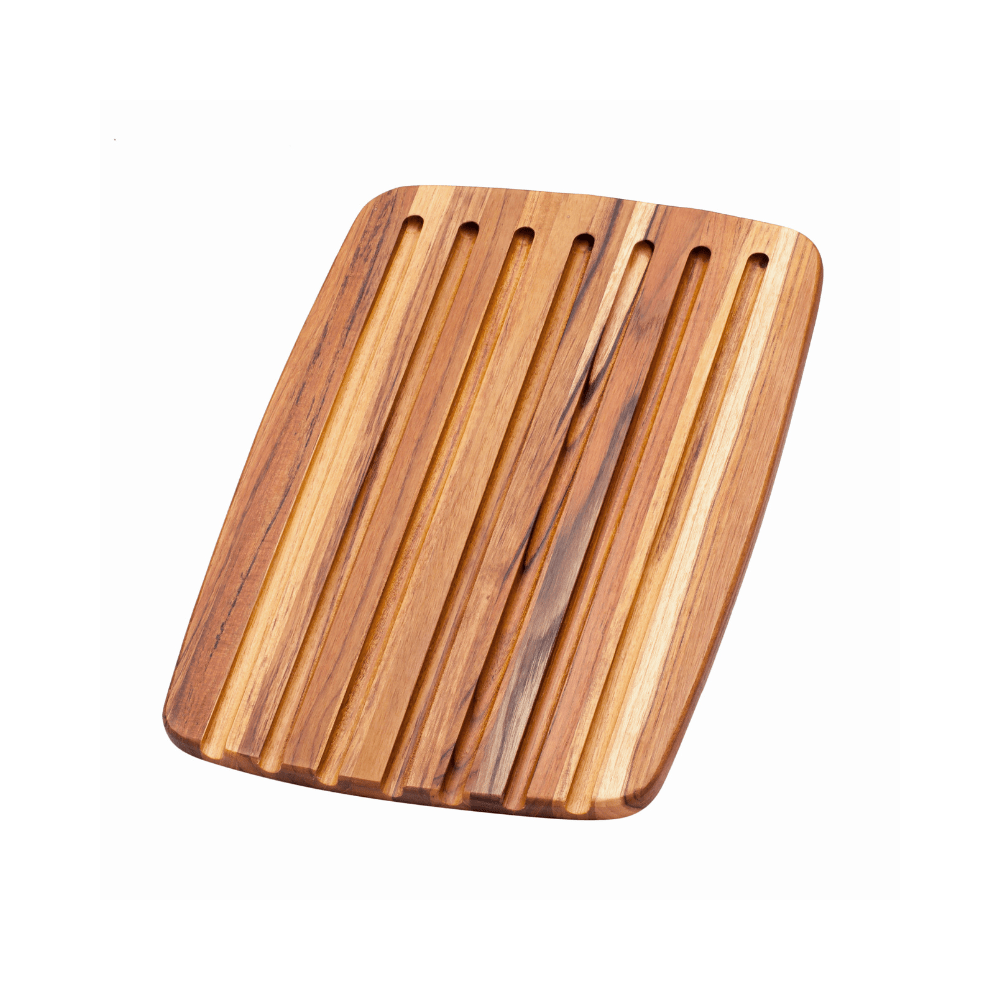 TeakHaus Essential Bread Cutting Board - Simmer and Slice