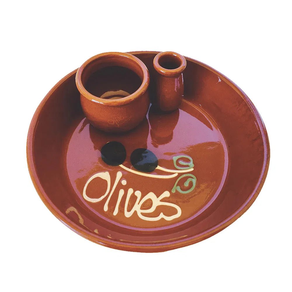 Terracotta Olive Dish 16cm - Simmer and Slice