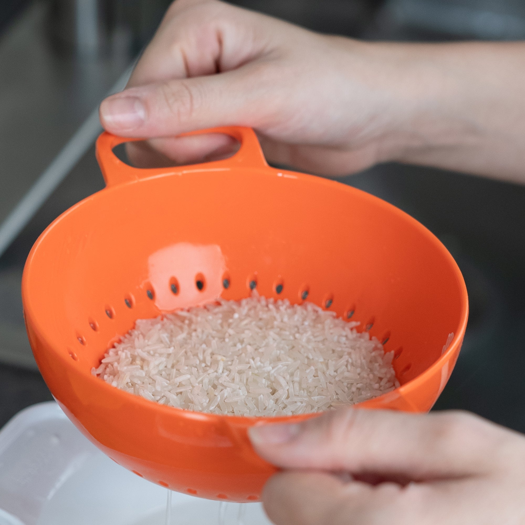 Trebonn Helm Small Colander - Coral - Simmer and Slice