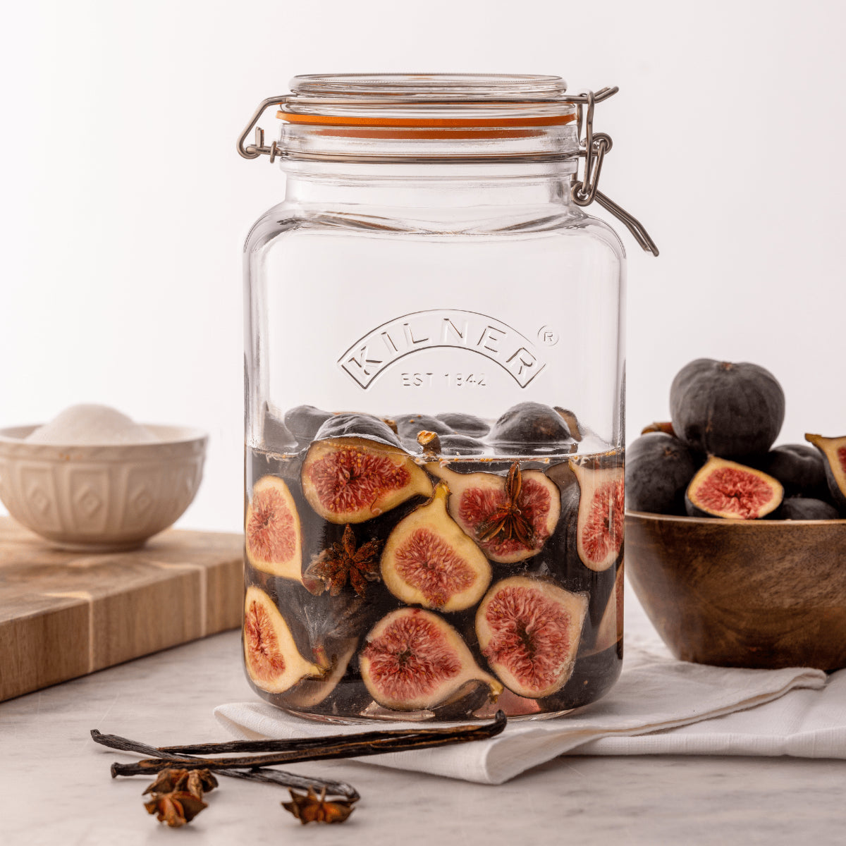 Kilner Clip Top Square Jar 3 Litre