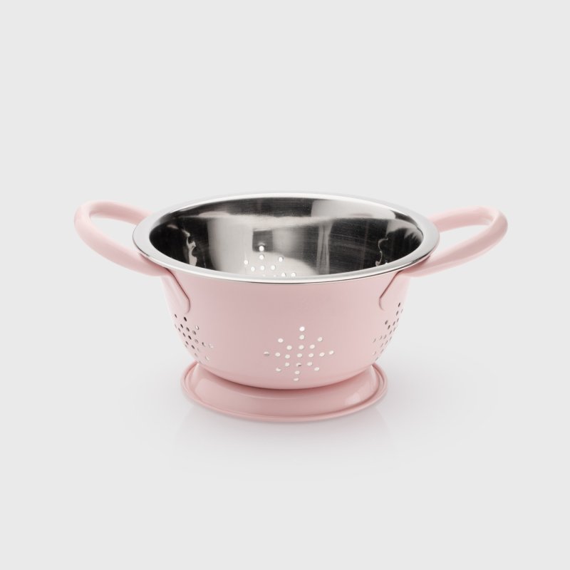 Mini Colander S/S 15cm dia x 8.6cm  Cherry Blossom