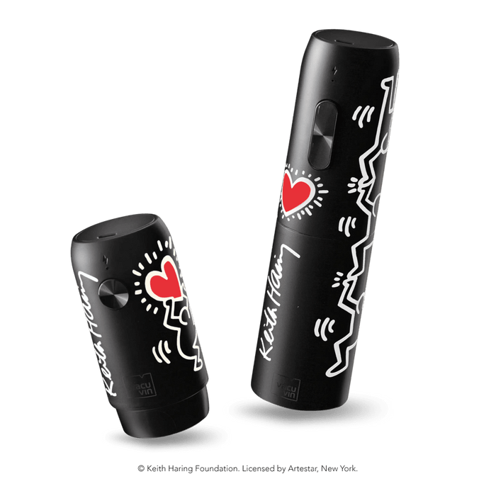 VacuVin Electric Wine 2pc Set - Keith Haring - Simmer and Slice