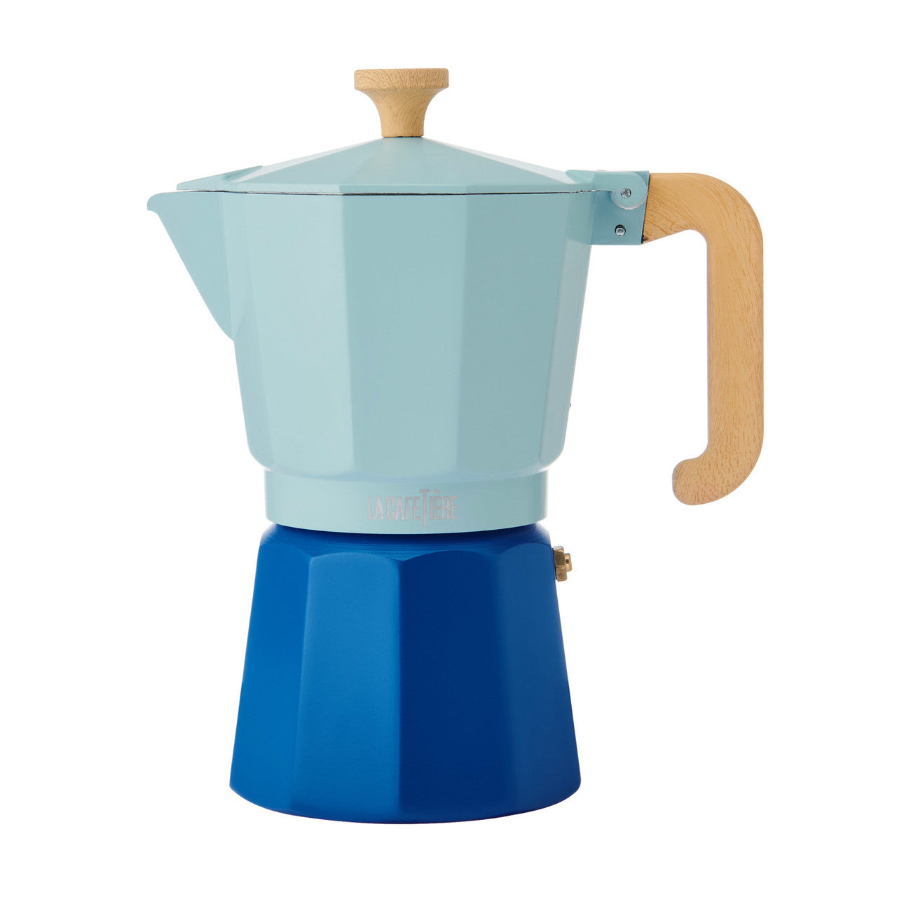 Le Cafetiere Espresso Maker 2 Tone 6cup Sky
