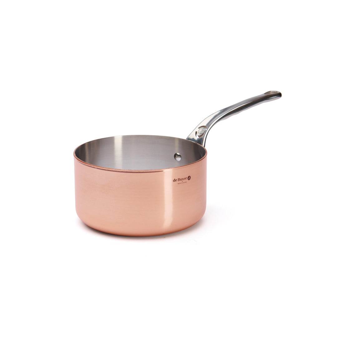 De Buyer Prima Matera 18cm Saucepan | Steel Handle