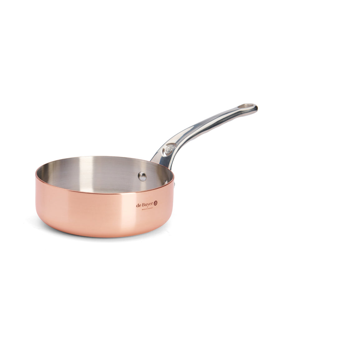 De Buyer Prima Matera 16cm Saute Pan | Steel Handle