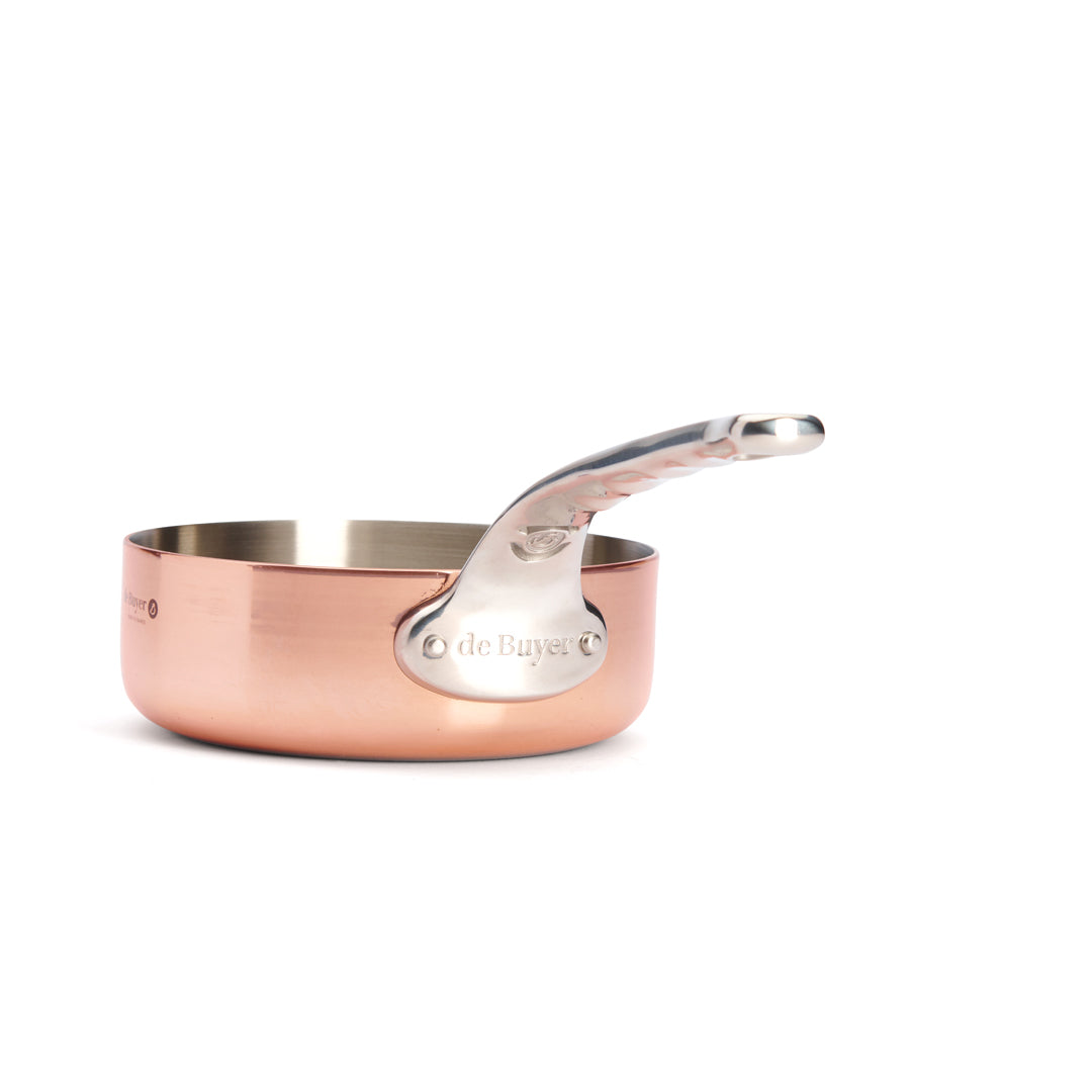 De Buyer Prima Matera 16cm Saute Pan | Steel Handle