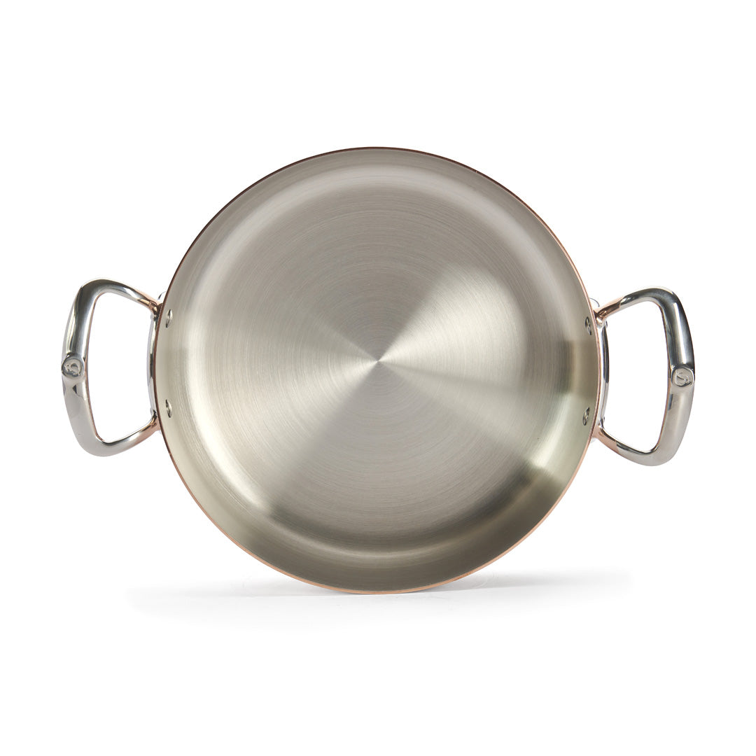 De Buyer Prima Matera 28cm Saute Pan with Lid | Steel Handle