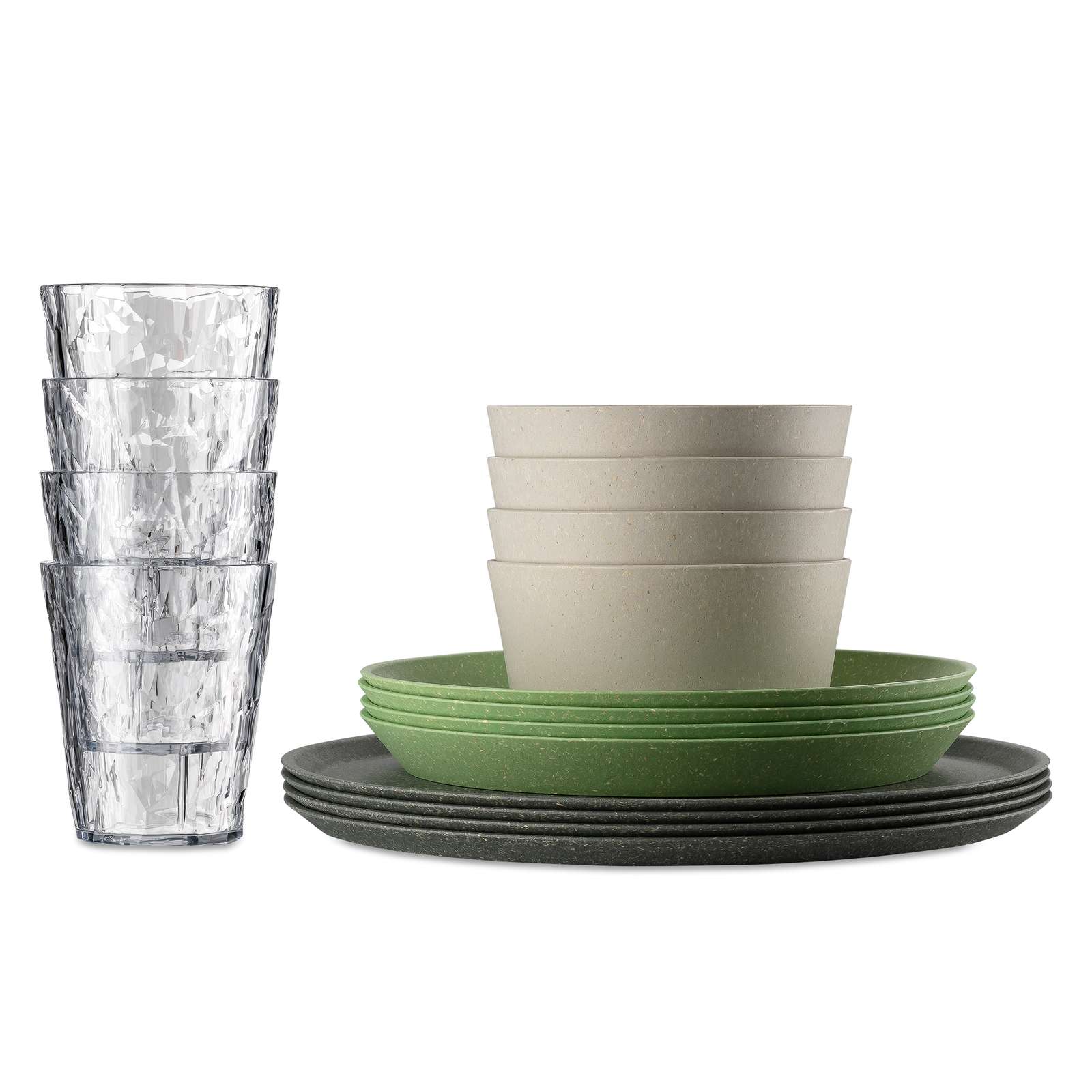 New Koziol Connect Bergen 16pc Tableware Set