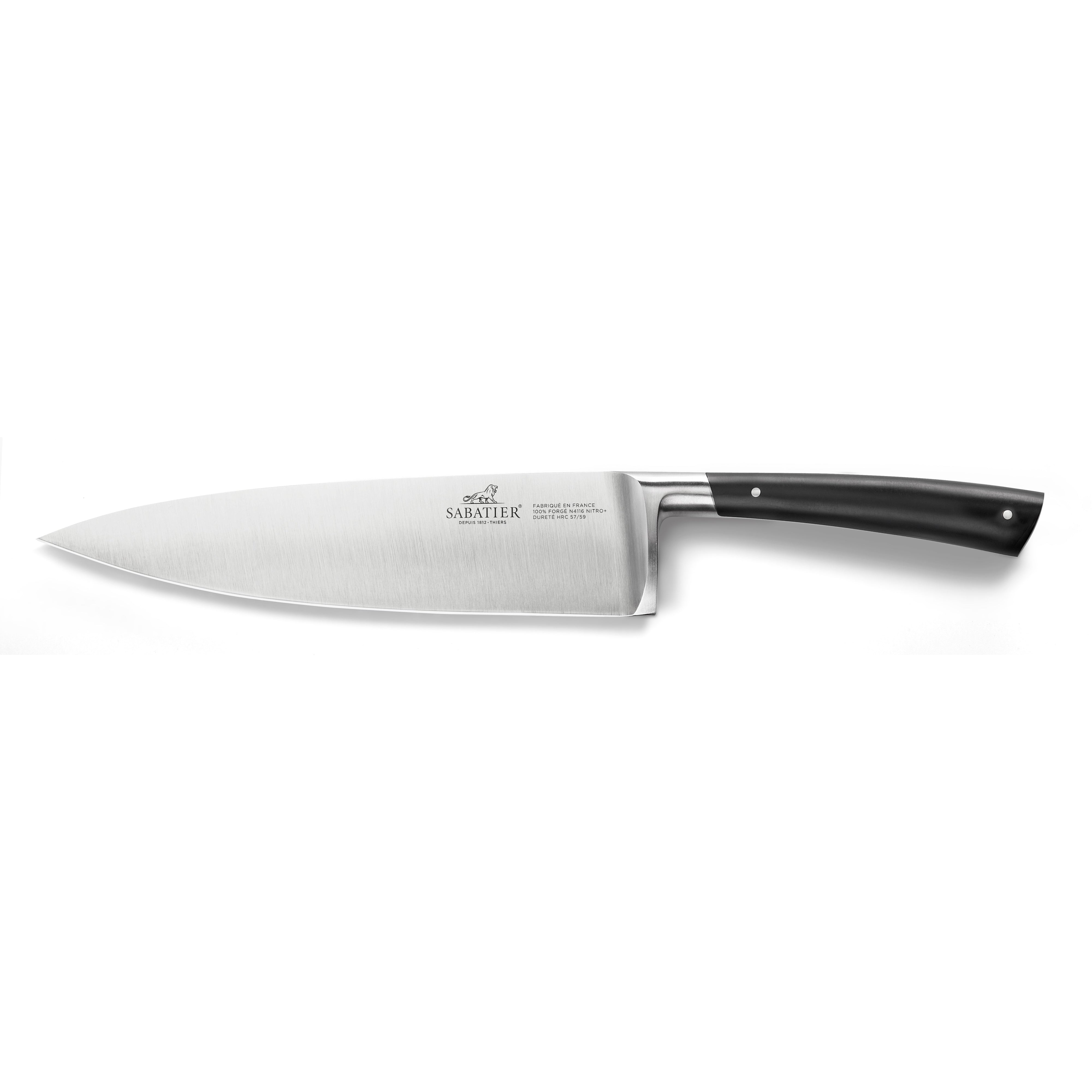Lion Sabatier Chef Knife 20cm Fully Forged - Edonist Black