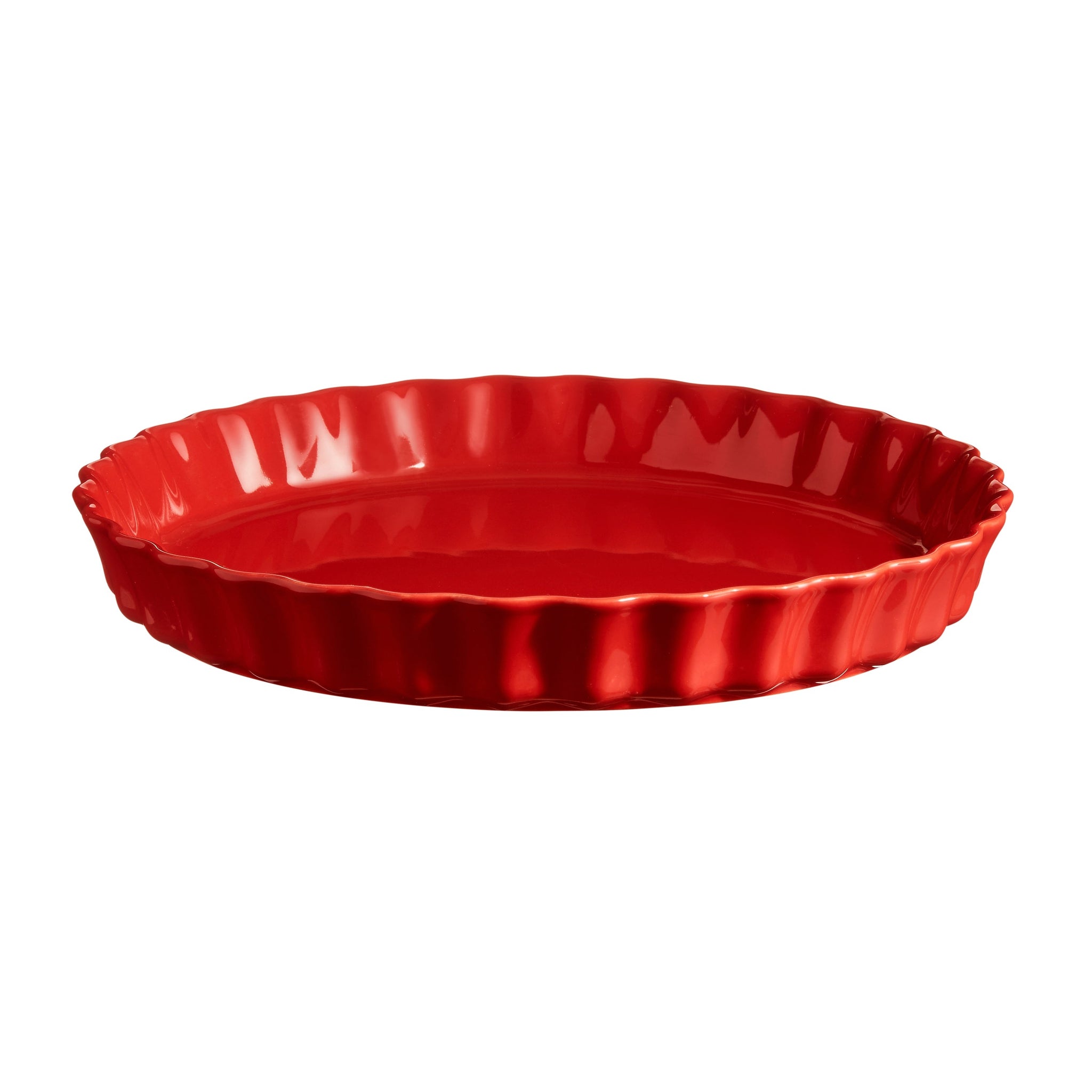 Emile Henry Tart Dish 29.5cm - Burgundy