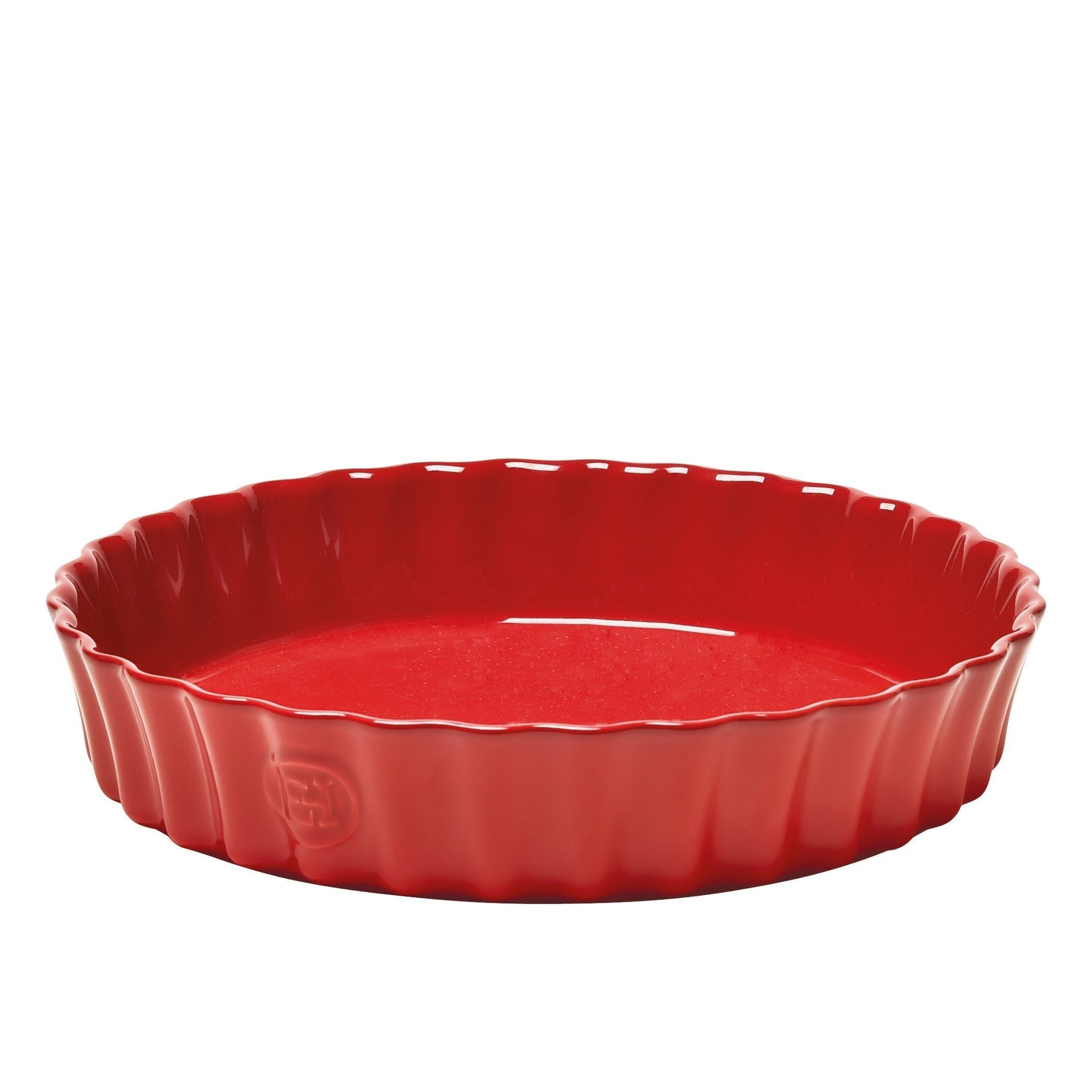 Emile Henry Deep Flan Dish Burgundy 28cm