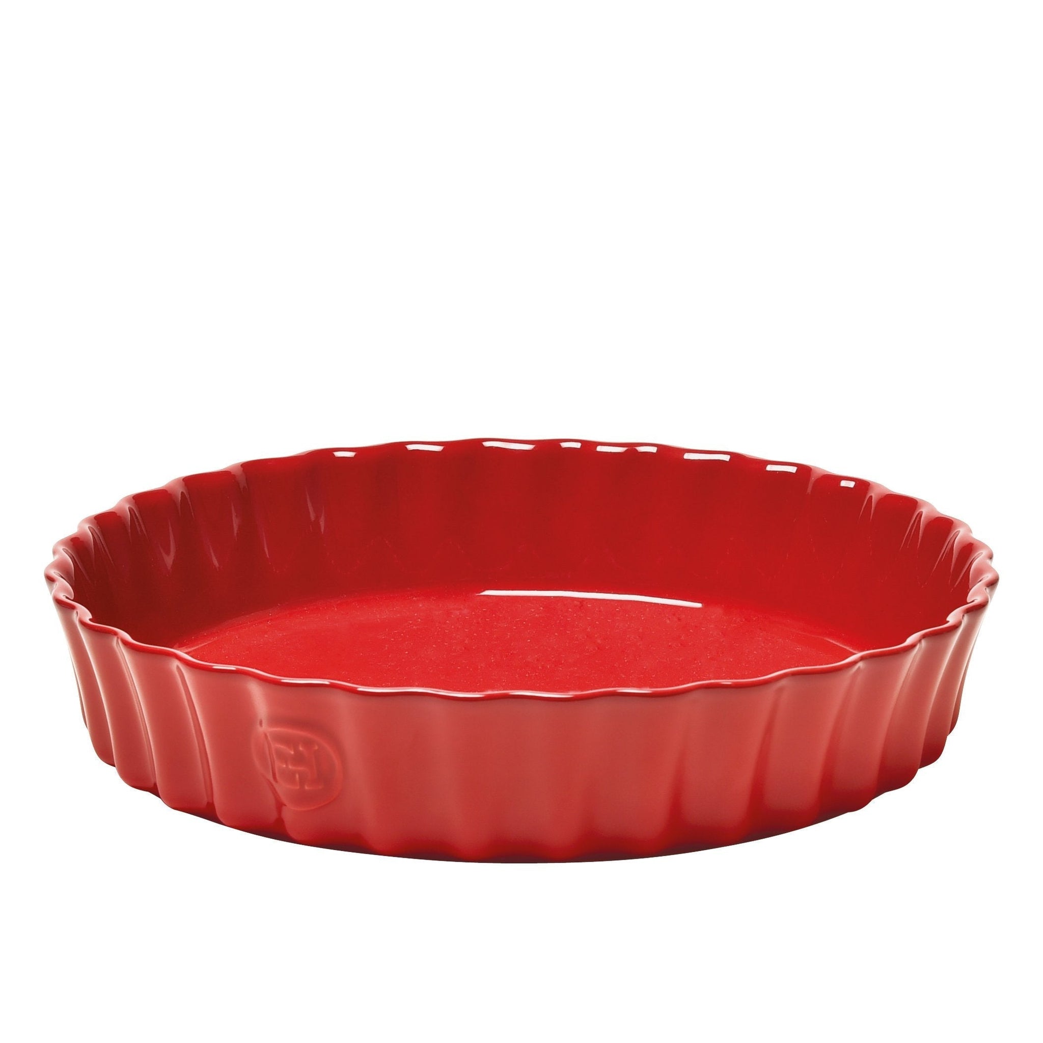 Emile Henry Deep Flan Dish Burgundy 29cm dia.