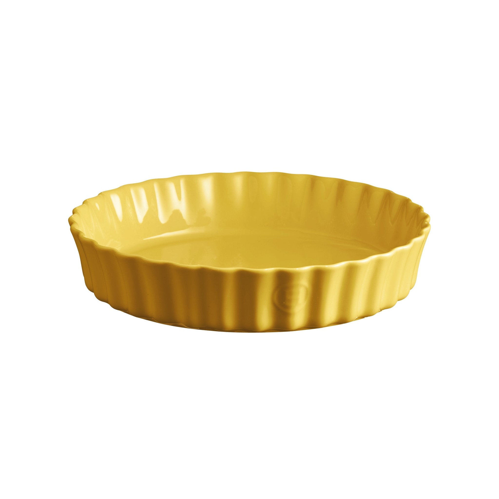 Emile Henry Deep Flan Dish Provence Yellow 28cm