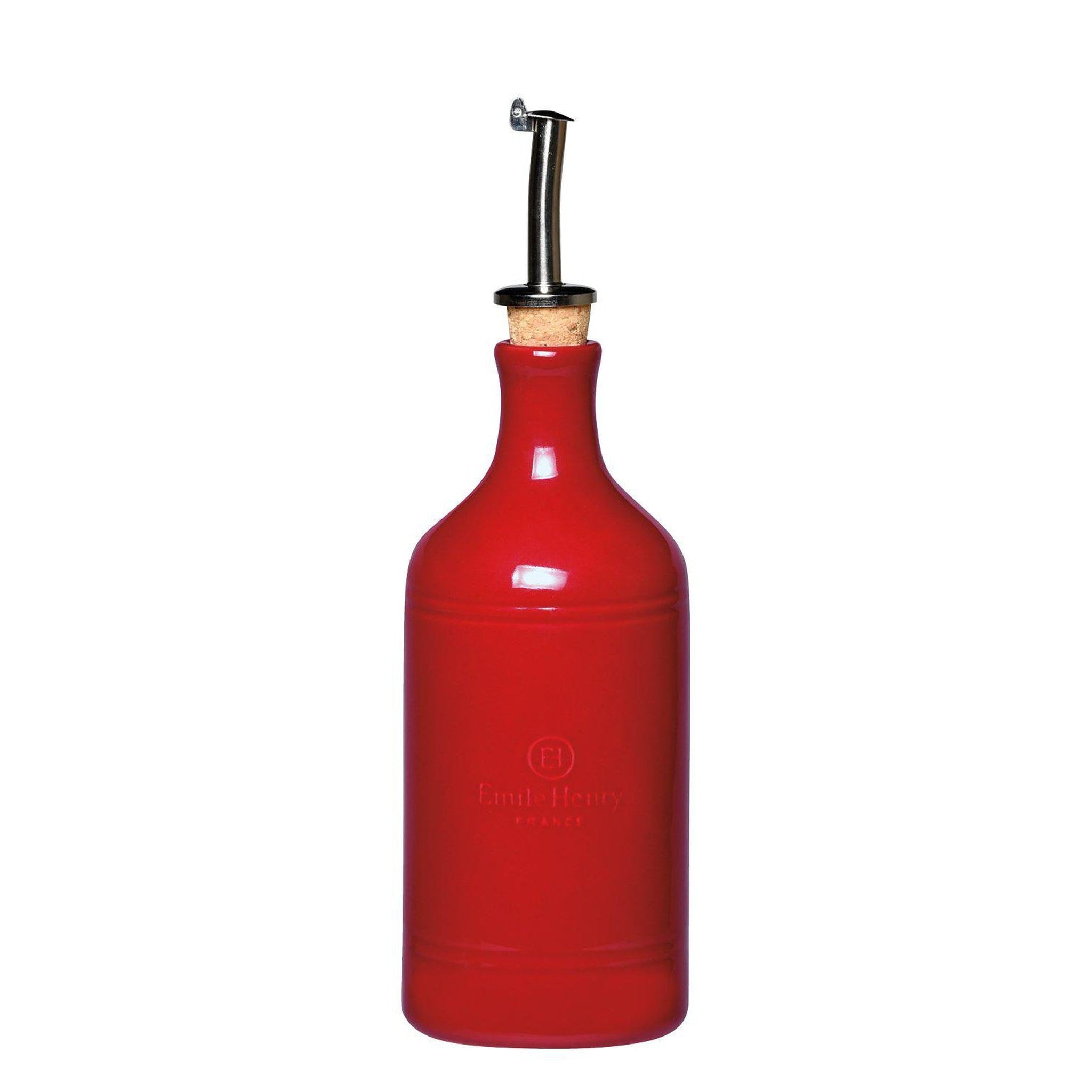Emile Henry Oil cruet - Burgundy | 24cm H 7.5cm Dia