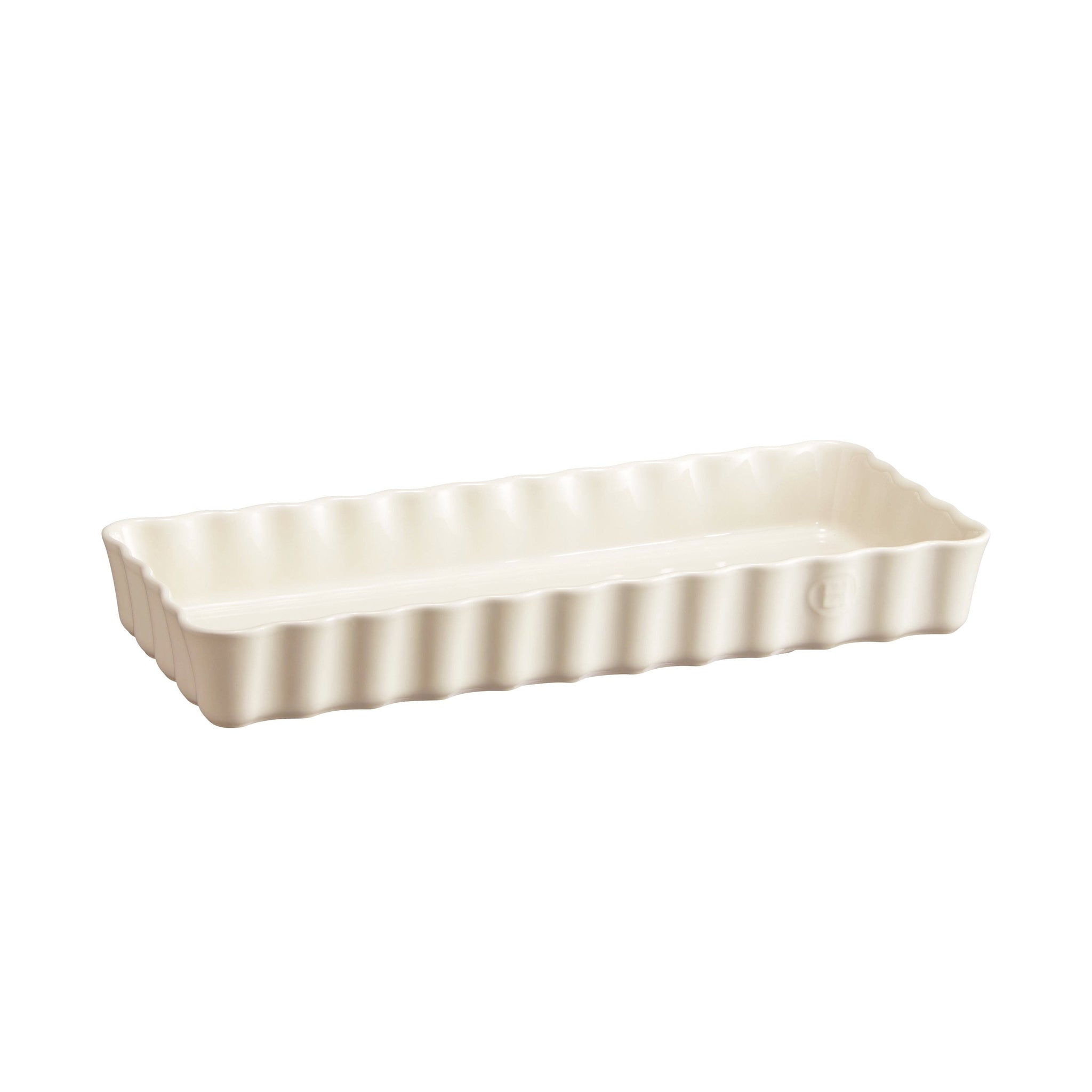 Emile Henry Slim Rectangular Tart Dish Clay