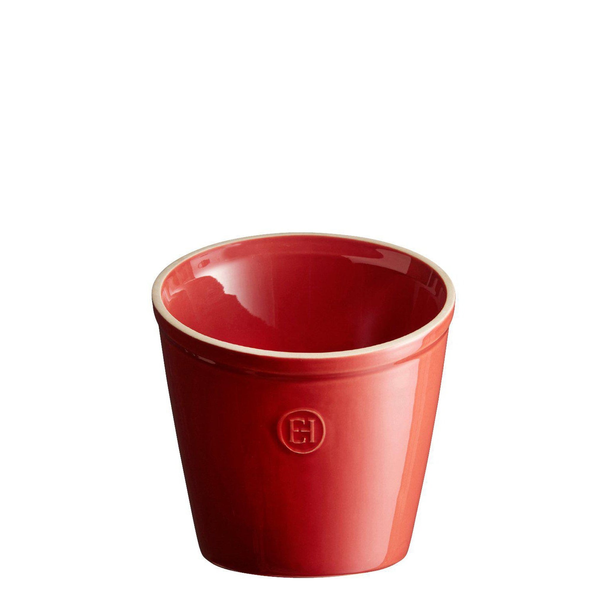 Emile Henry Utensil Pot Burgundy 15.6cm dia.