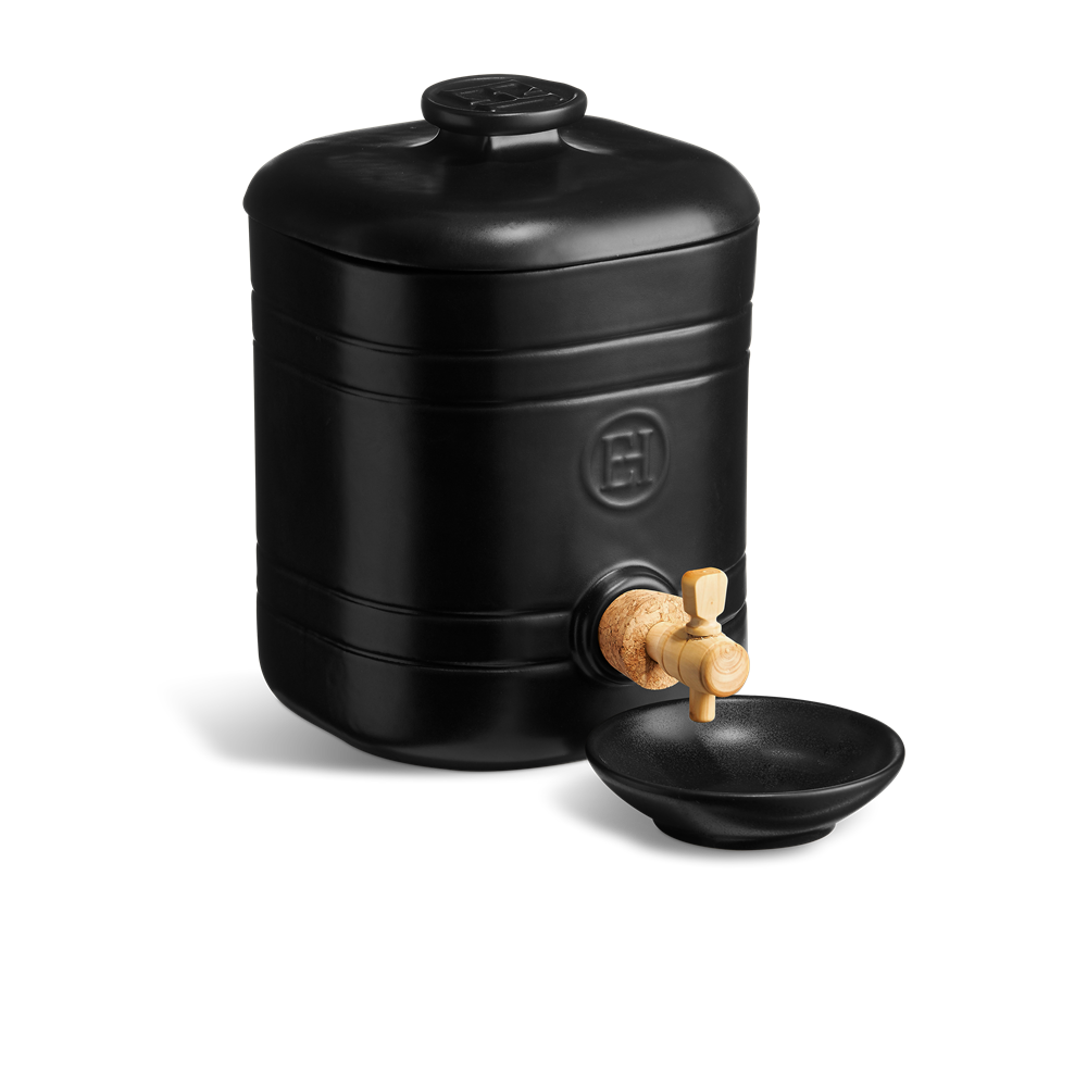 Emile Henry Vinegar Pot - Black Truffle