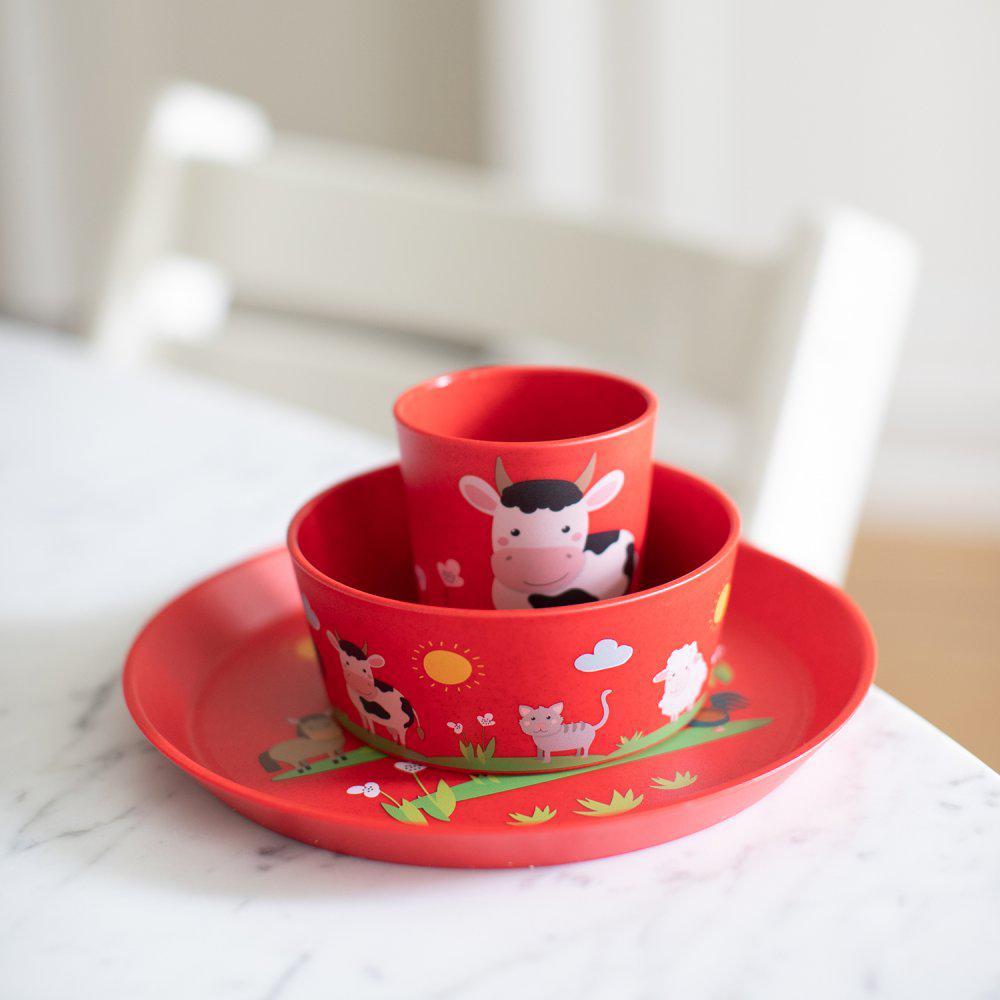 Koziol Kids Connect Farm Tableware Set