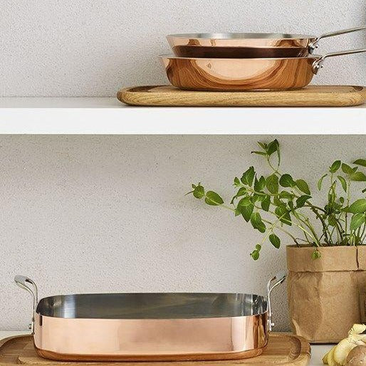 SCANPAN Maitre D Copper Roasting Pan 35cm x 24cm