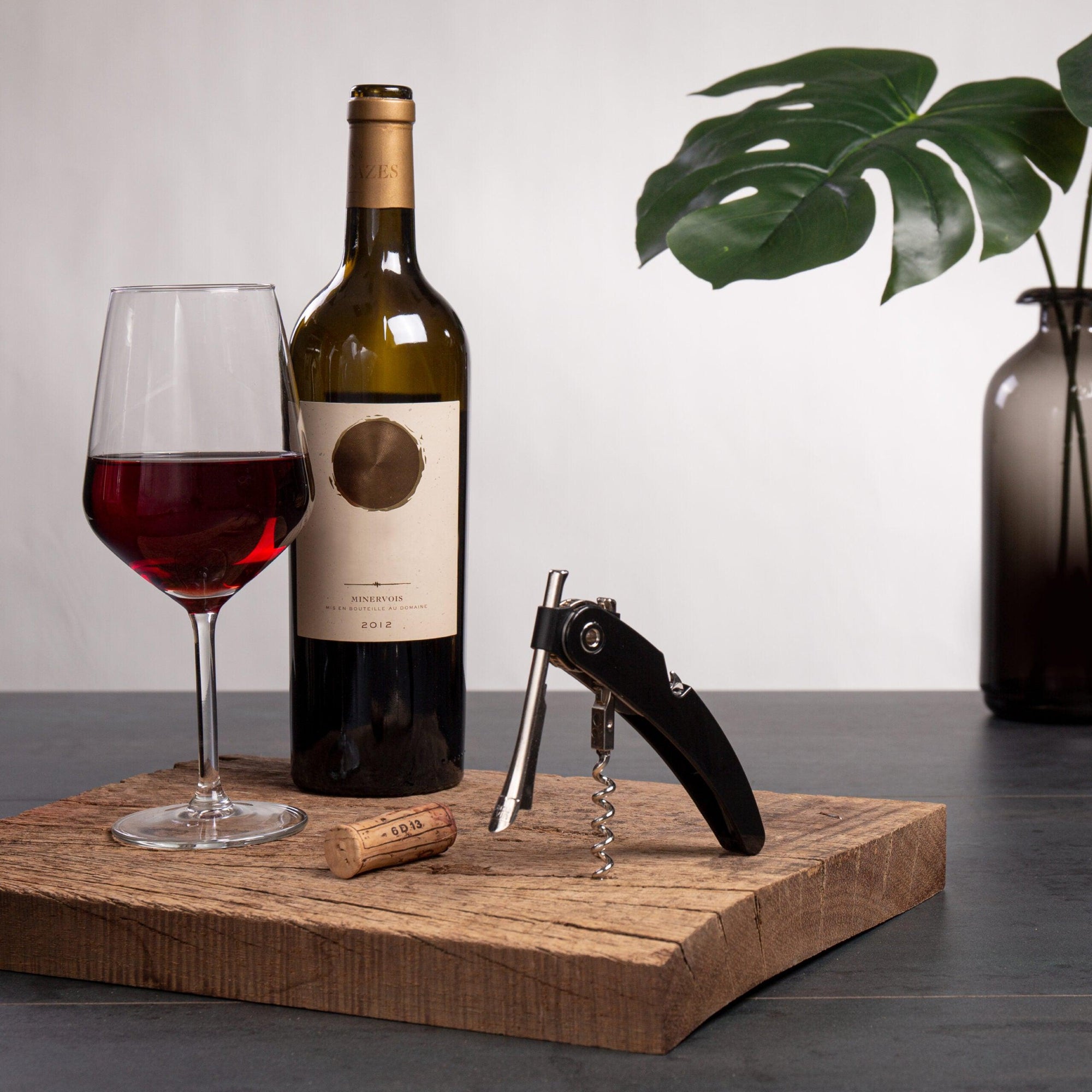Vacu Vin Single Pull Corkscrew Black