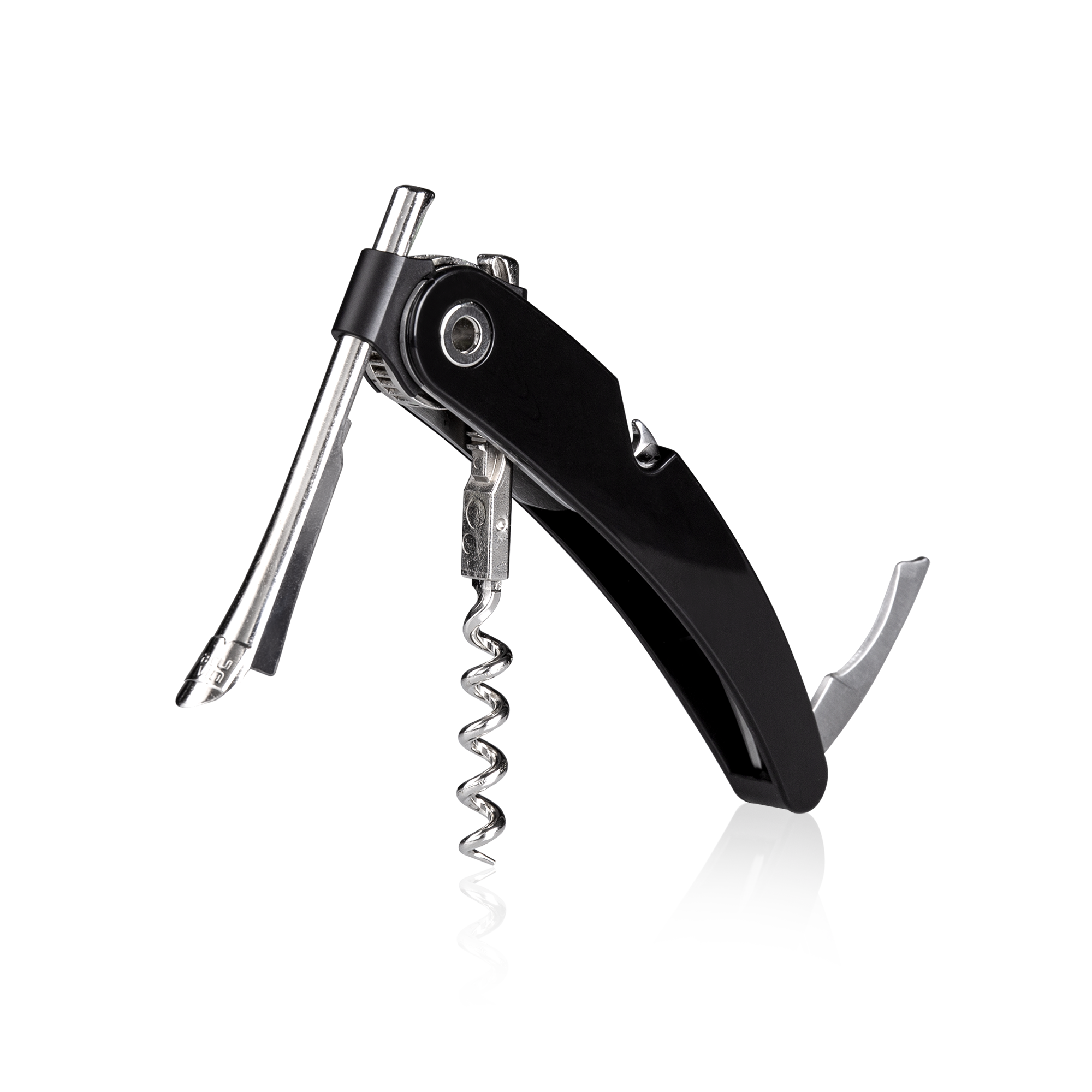 Vacu Vin Single Pull Corkscrew Black