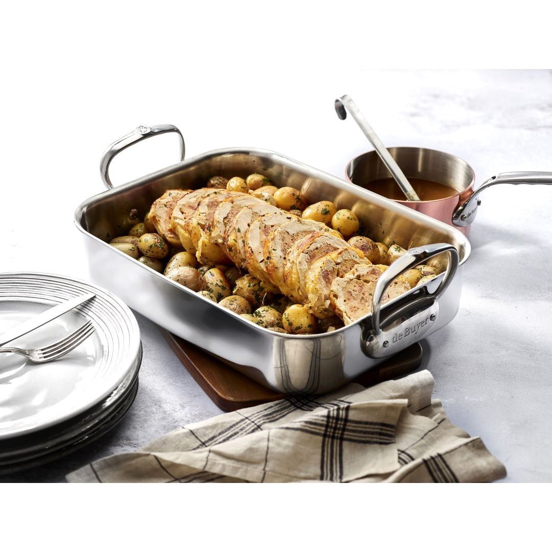 De Buyer Affinity 41cm x 27.5cm Roasting Pan - Simmer and Slice
