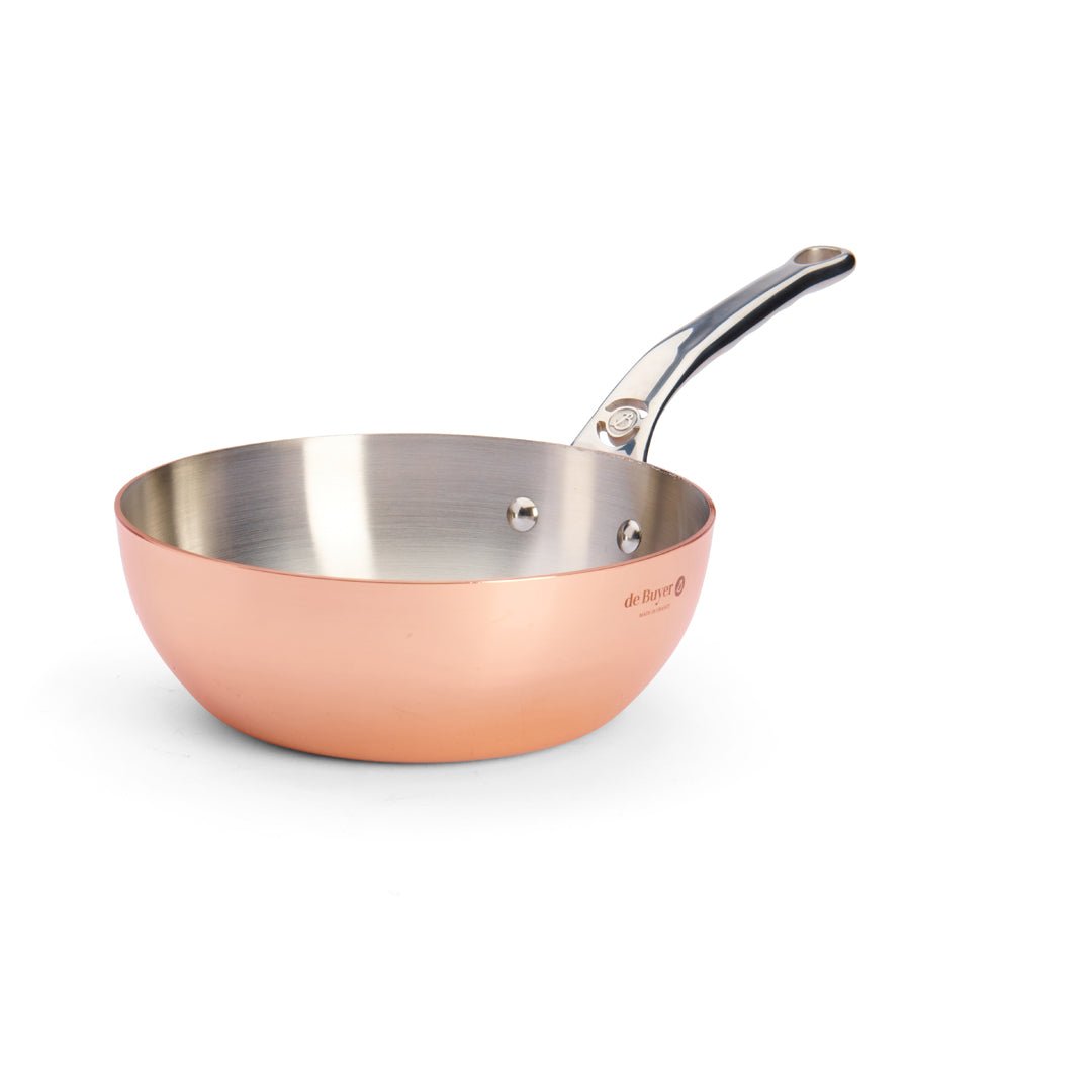 De Buyer Prima Matera 20cm Conical Saute Pan | Steel Handle - Simmer and Slice