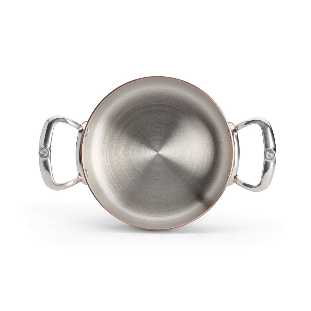 De Buyer Prima Matera 20cm Saute Pan with Lid | Steel Handle - Simmer and Slice