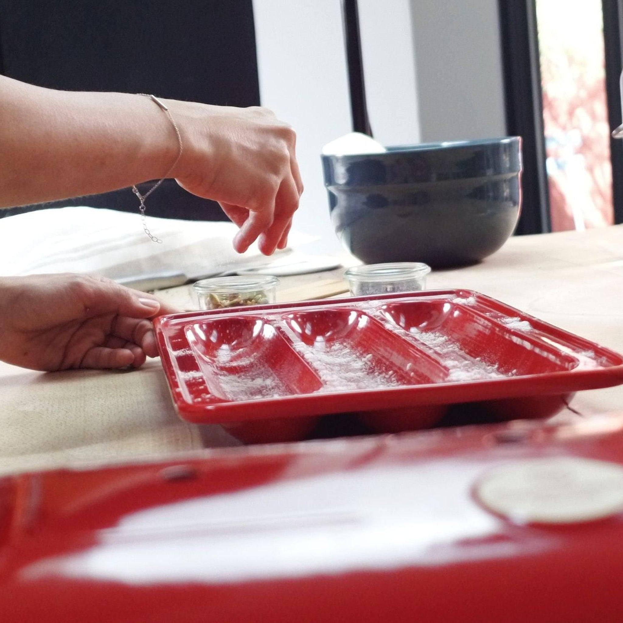 Emile Henry Baguette Baker Charcoal 39.5cm x 23cm - Simmer and Slice