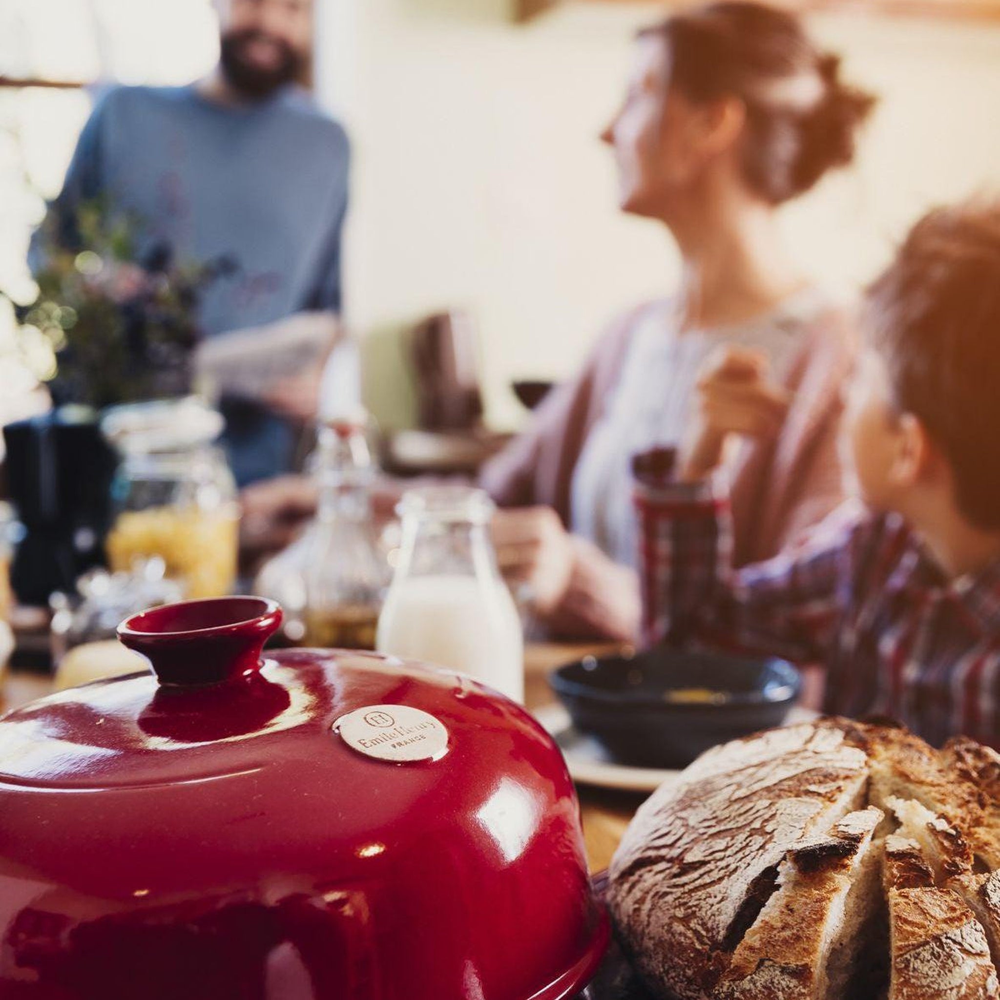 Emile Henry Bread Cloche Burgundy 34cm x 28.5cm - Simmer and Slice