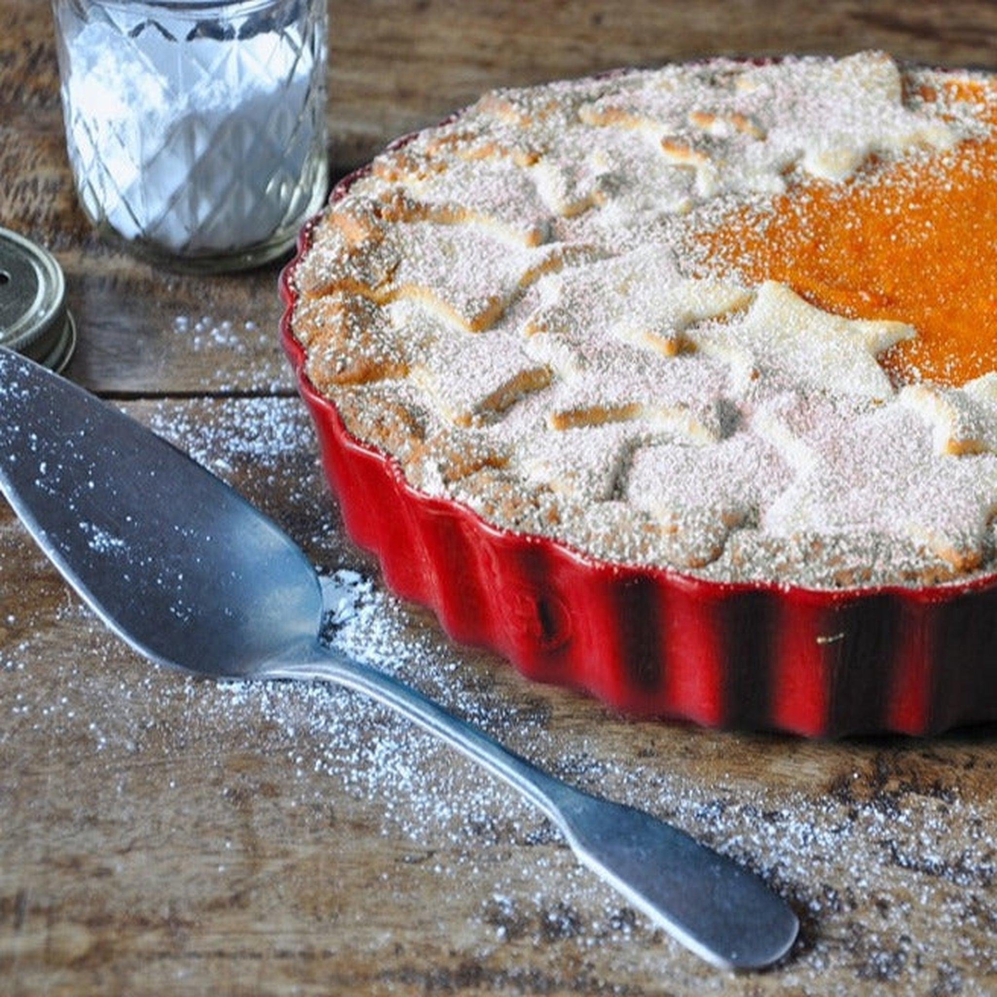 Emile Henry Deep Flan Dish In Burgundy 32cm - Simmer and Slice