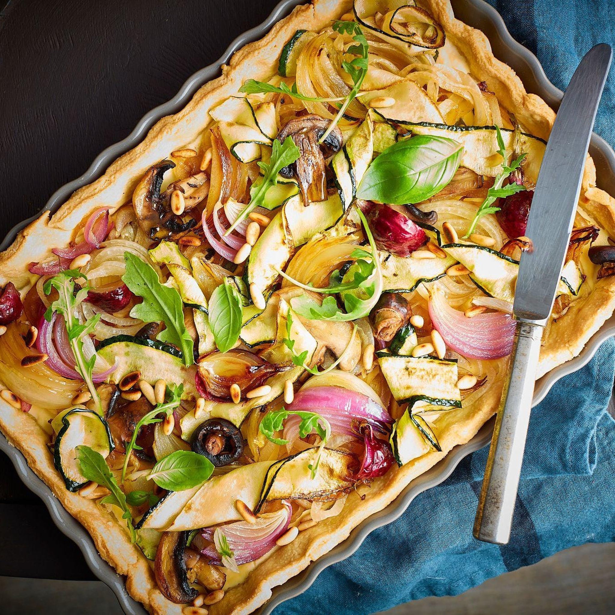 Emile Henry Deep Rectangular Tart Dish Clay - Simmer and Slice