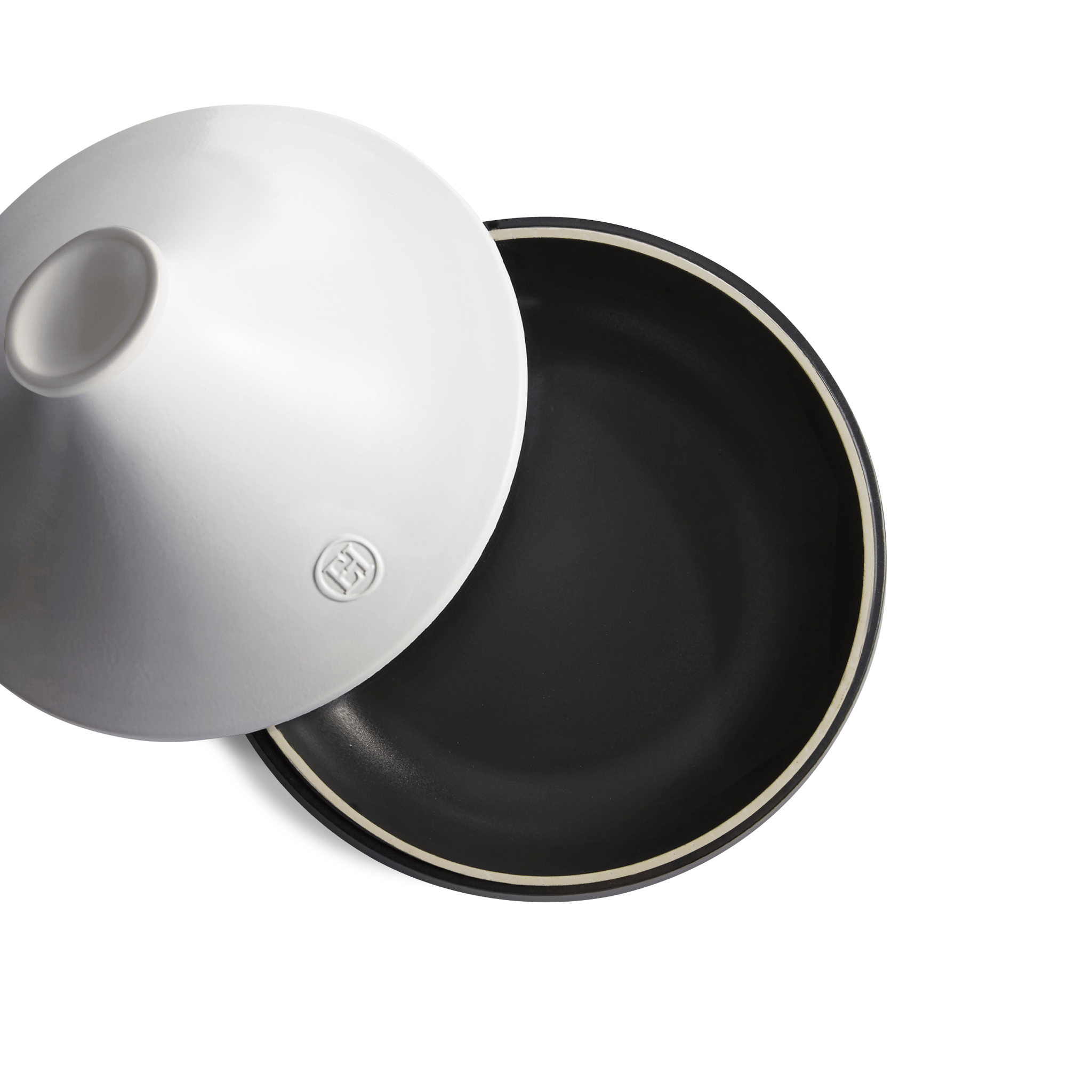 Emile Henry Delight Tagine White Lid/Slate Base 27.5cm dia. - Simmer and Slice