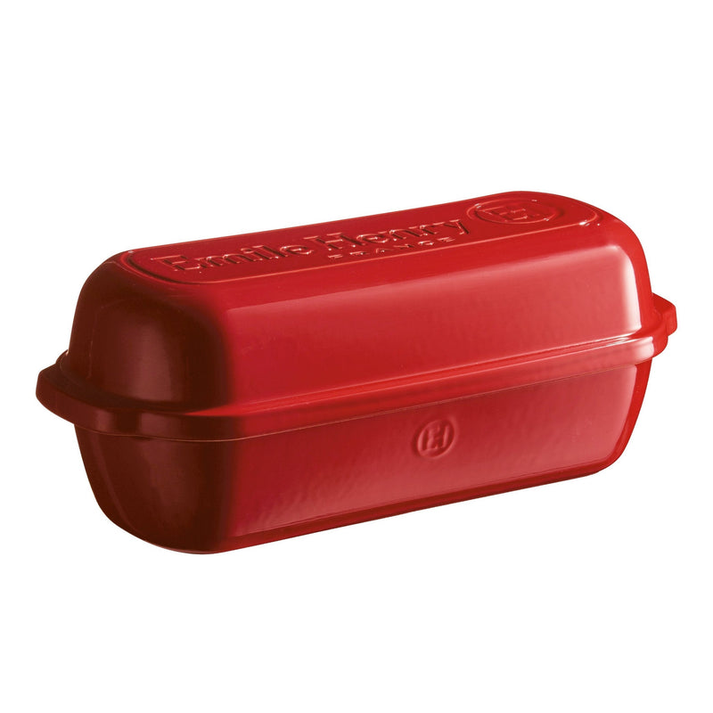 Emile Henry Large Bread Loaf Baker | Burgundy - Simmer and Slice