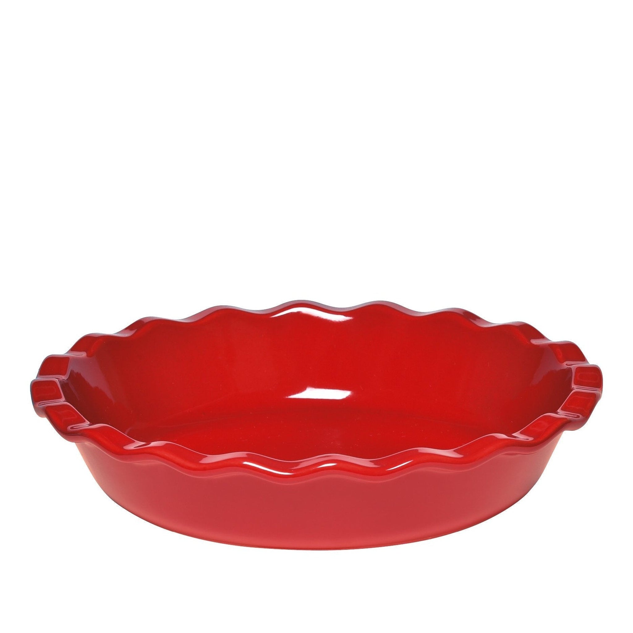 Emile Henry Pie Dish Burgundy 26cm dia. - Simmer and Slice