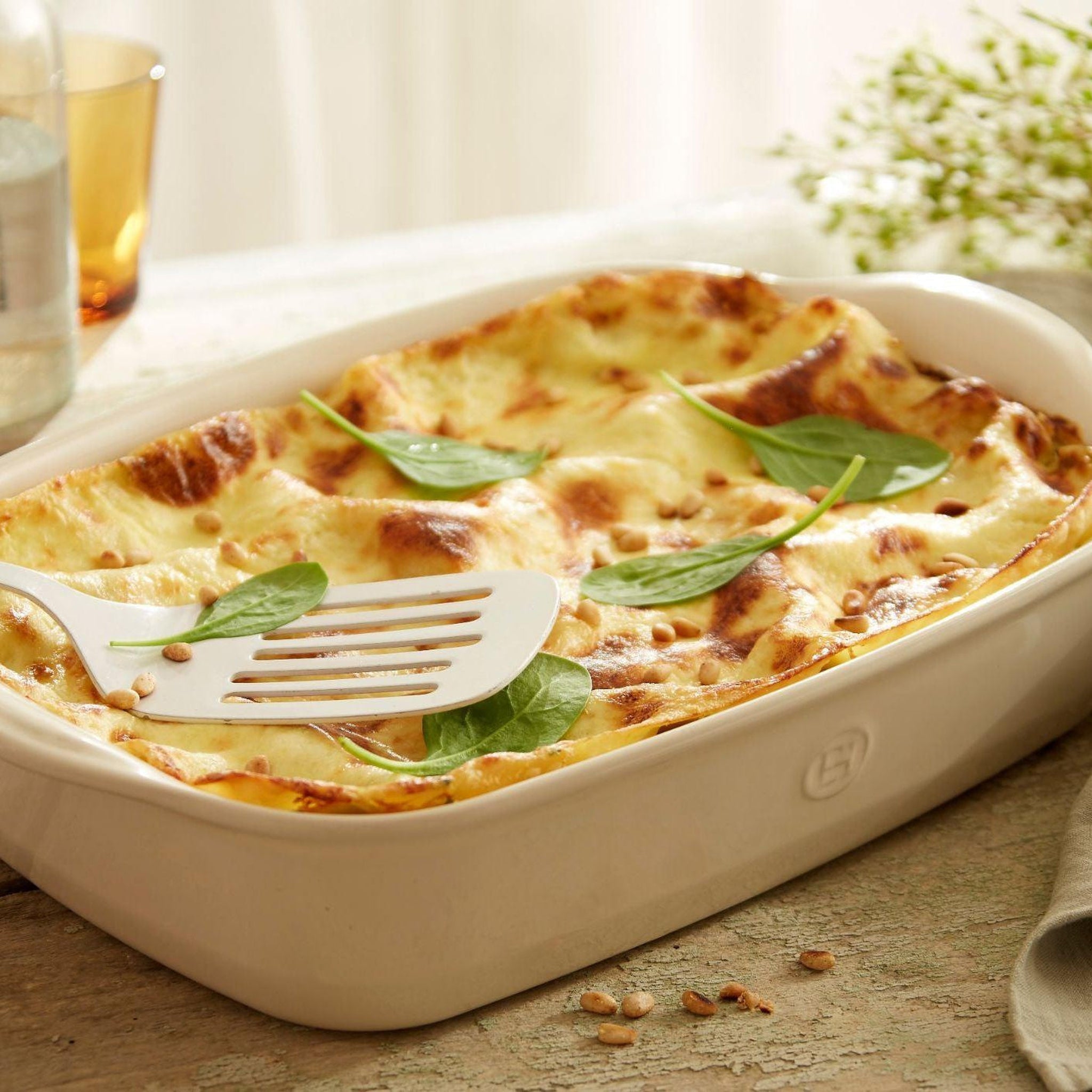 Emile Henry Rectangular Oven Dish Clay 36.5cm x 23.5cm - Simmer and Slice