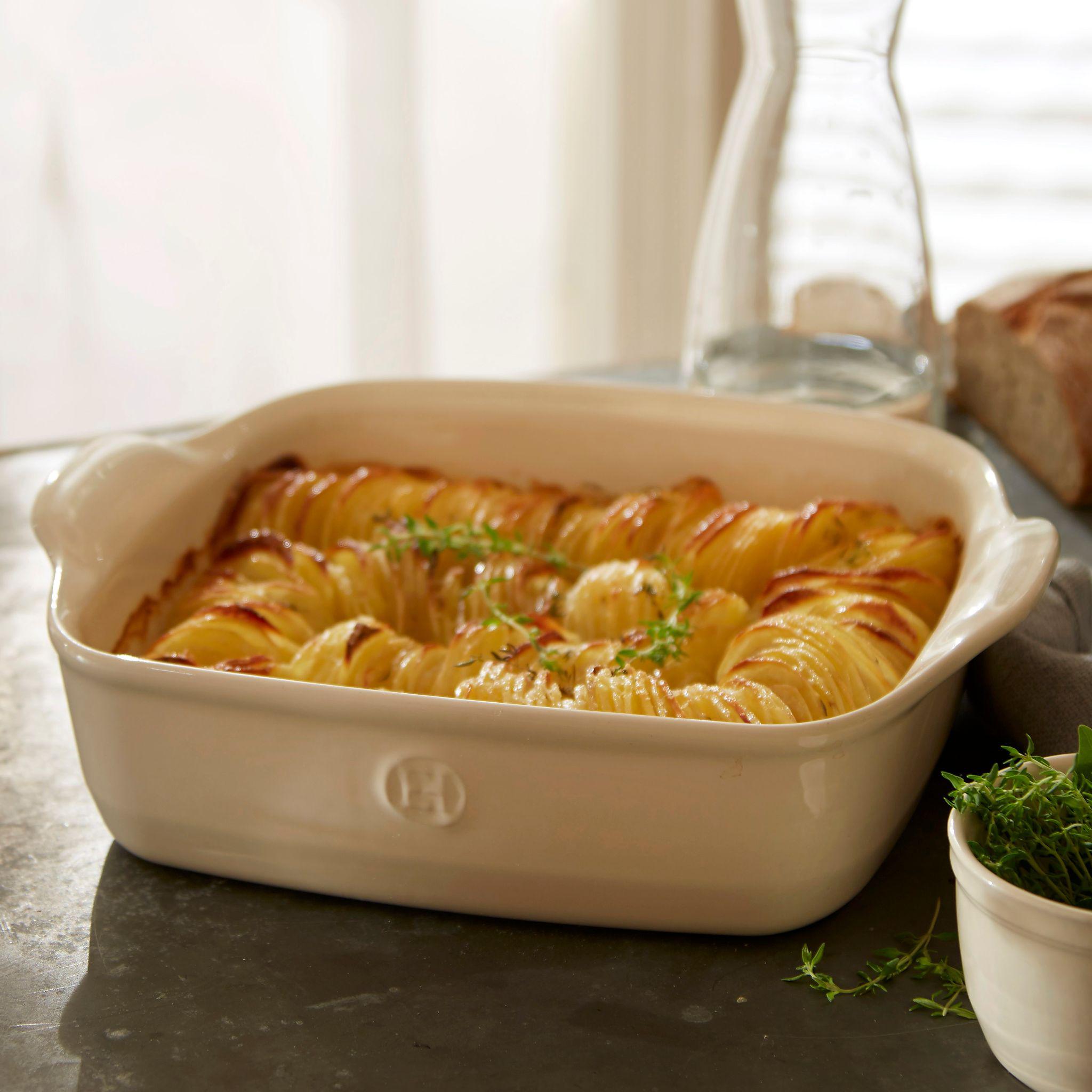 Emile Henry Rectangular Oven Dish Clay 36.5cm x 23.5cm - Simmer and Slice