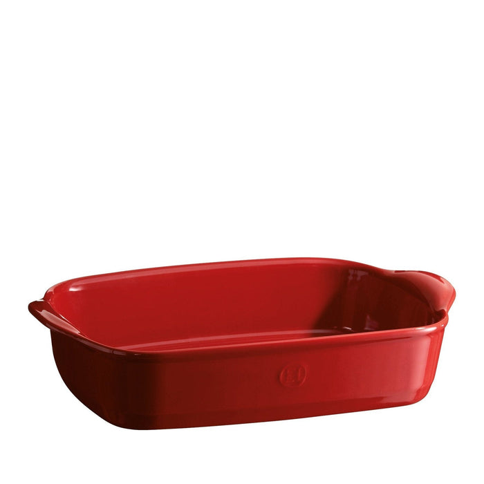 Emile Henry Small Rectangular Oven Dish Burgundy 30cm x 19cm - Simmer and Slice
