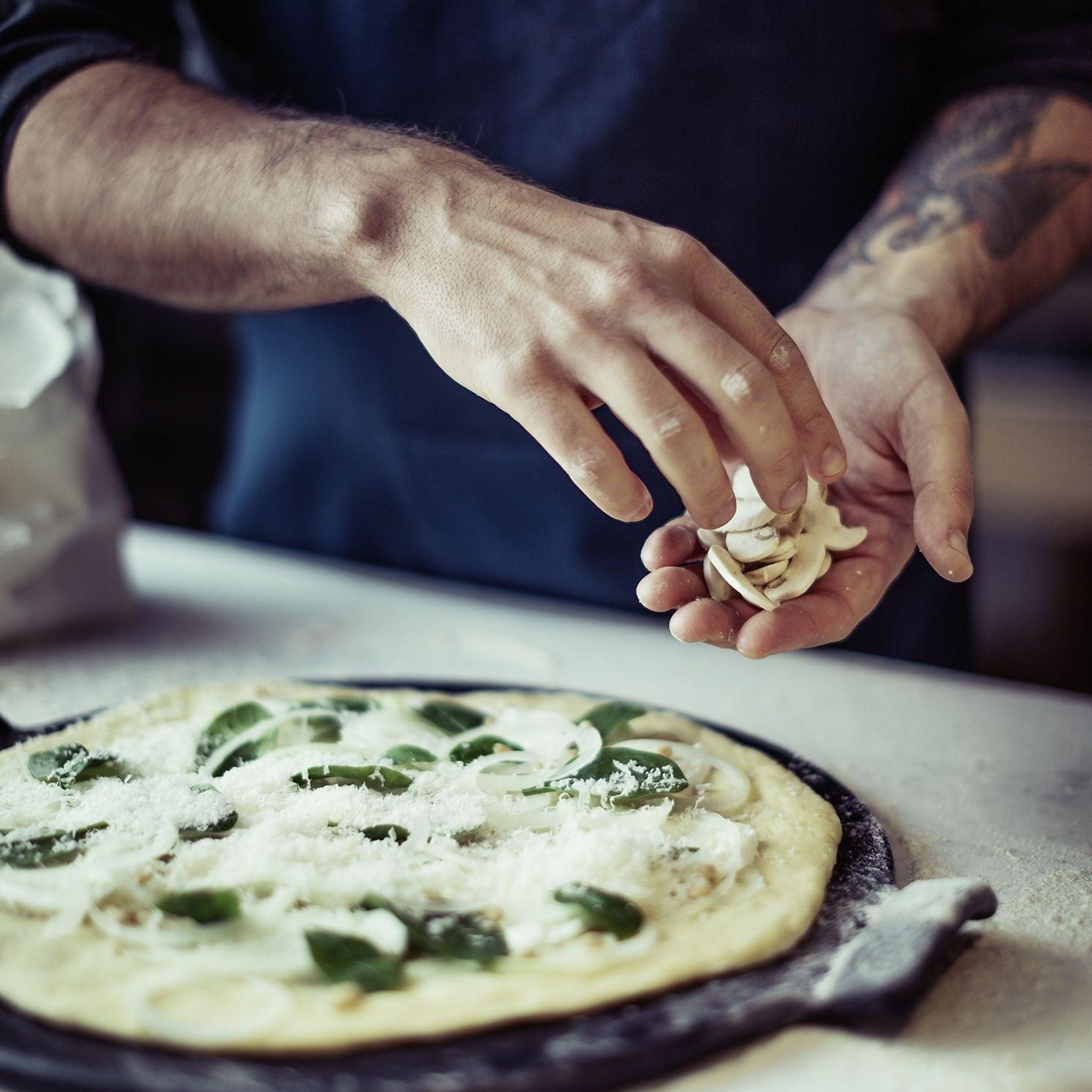 Emile Henry Smooth Pizza Stone Charcoal 37cm - Simmer and Slice