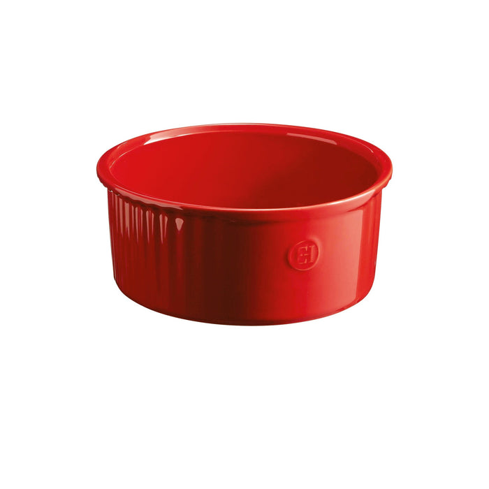Emile Henry Souffle Baking Dish Burgundy - Simmer and Slice