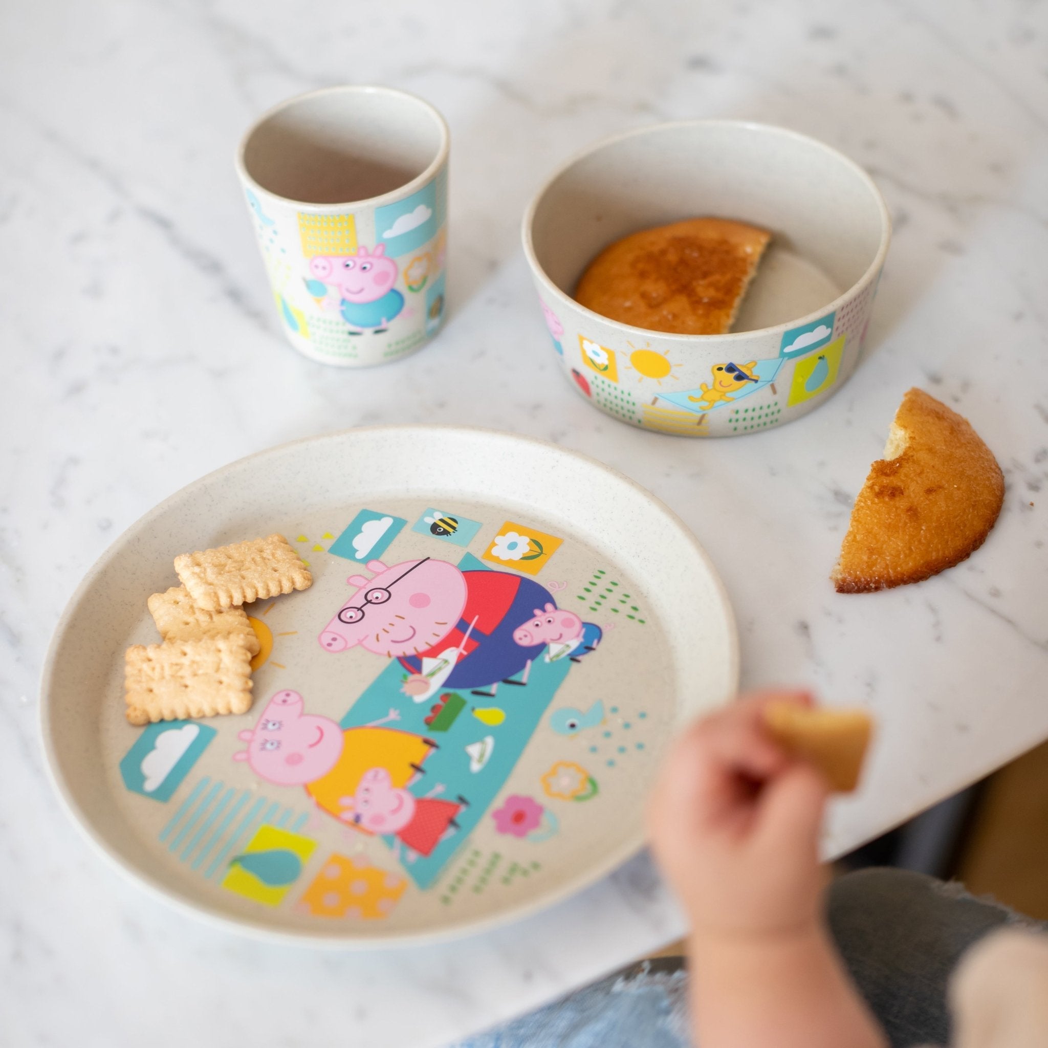 Koziol Connect Tableware Set - Peppa Pig - Simmer and Slice