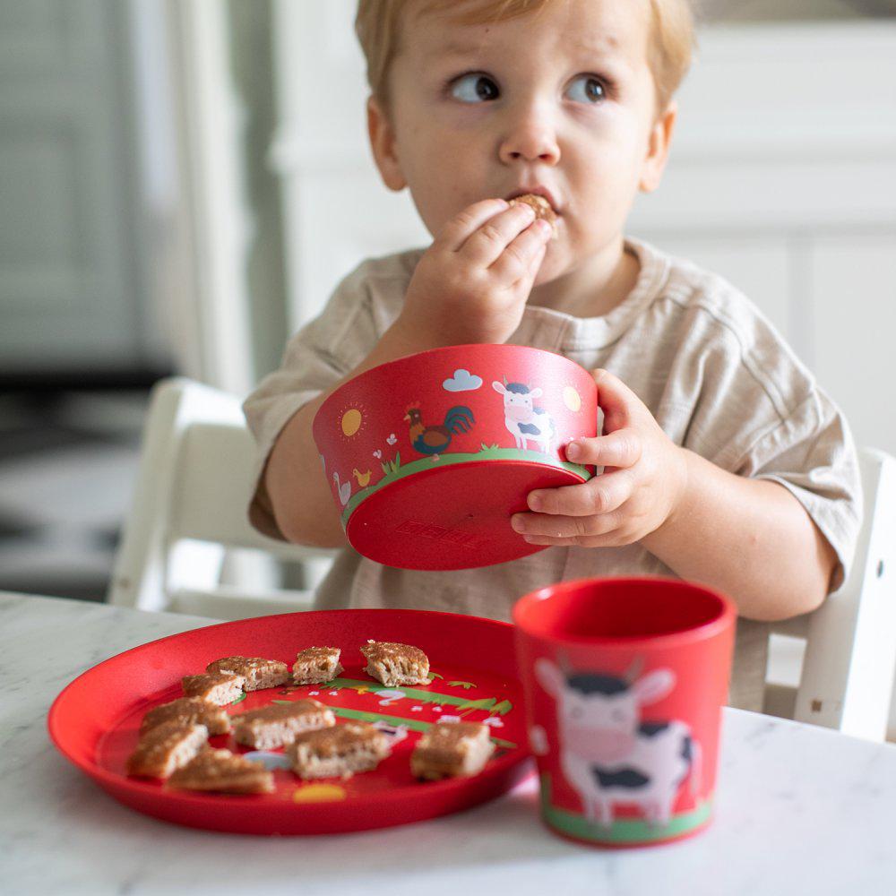 Koziol Kids Connect Farm Tableware Set - Simmer and Slice